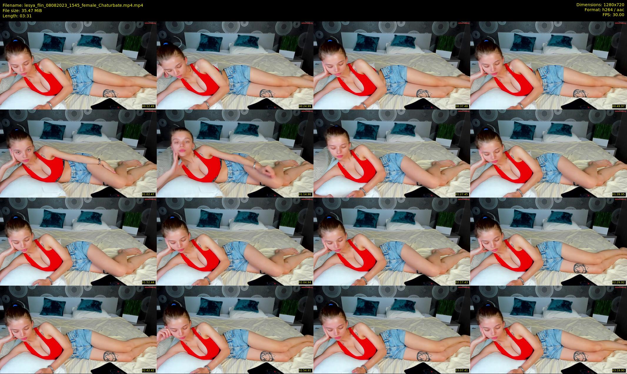 lesya_flin — 4 minute Chaturbate female cam show recording, 720p, Aug 8, 2023