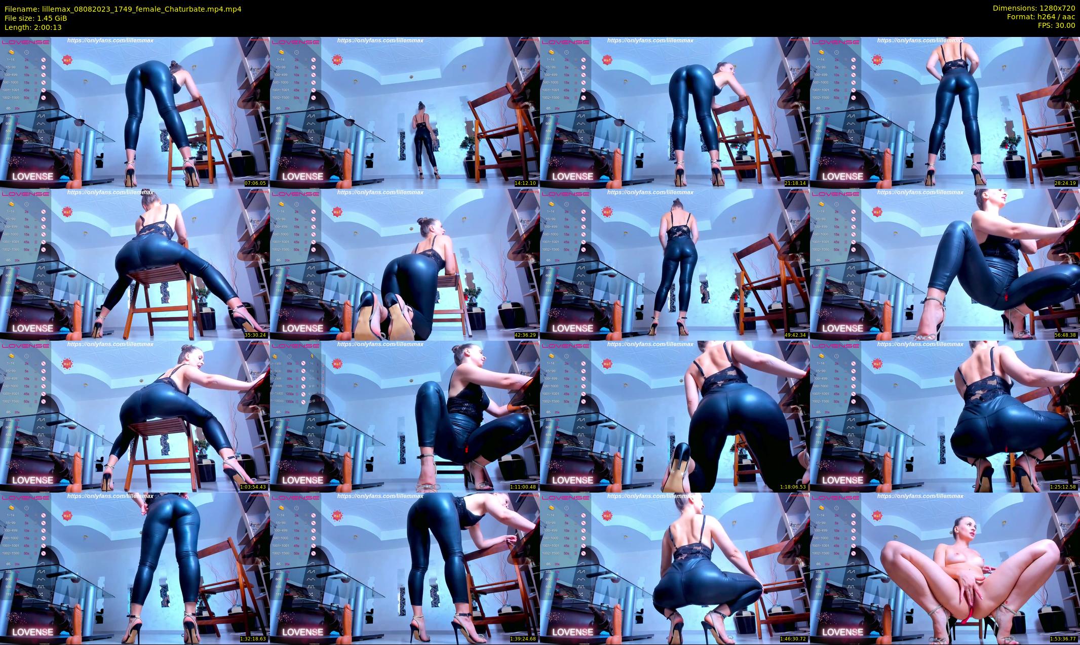 lillemax — 121 minute Chaturbate female cam show recording, 720p, Aug 8, 2023