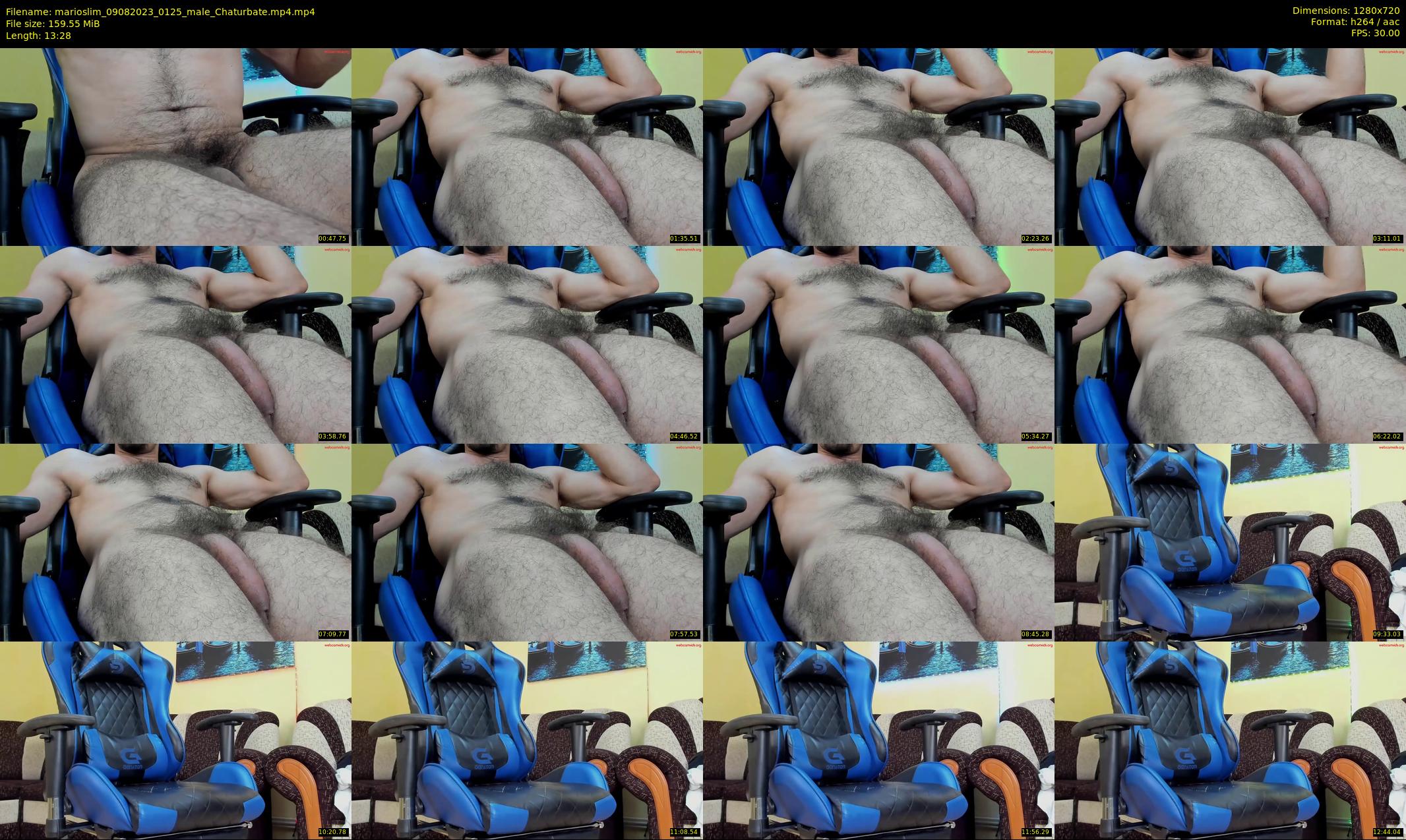 marioslim — 14 minute Chaturbate male cam show recording, 720p, Aug 9, 2023