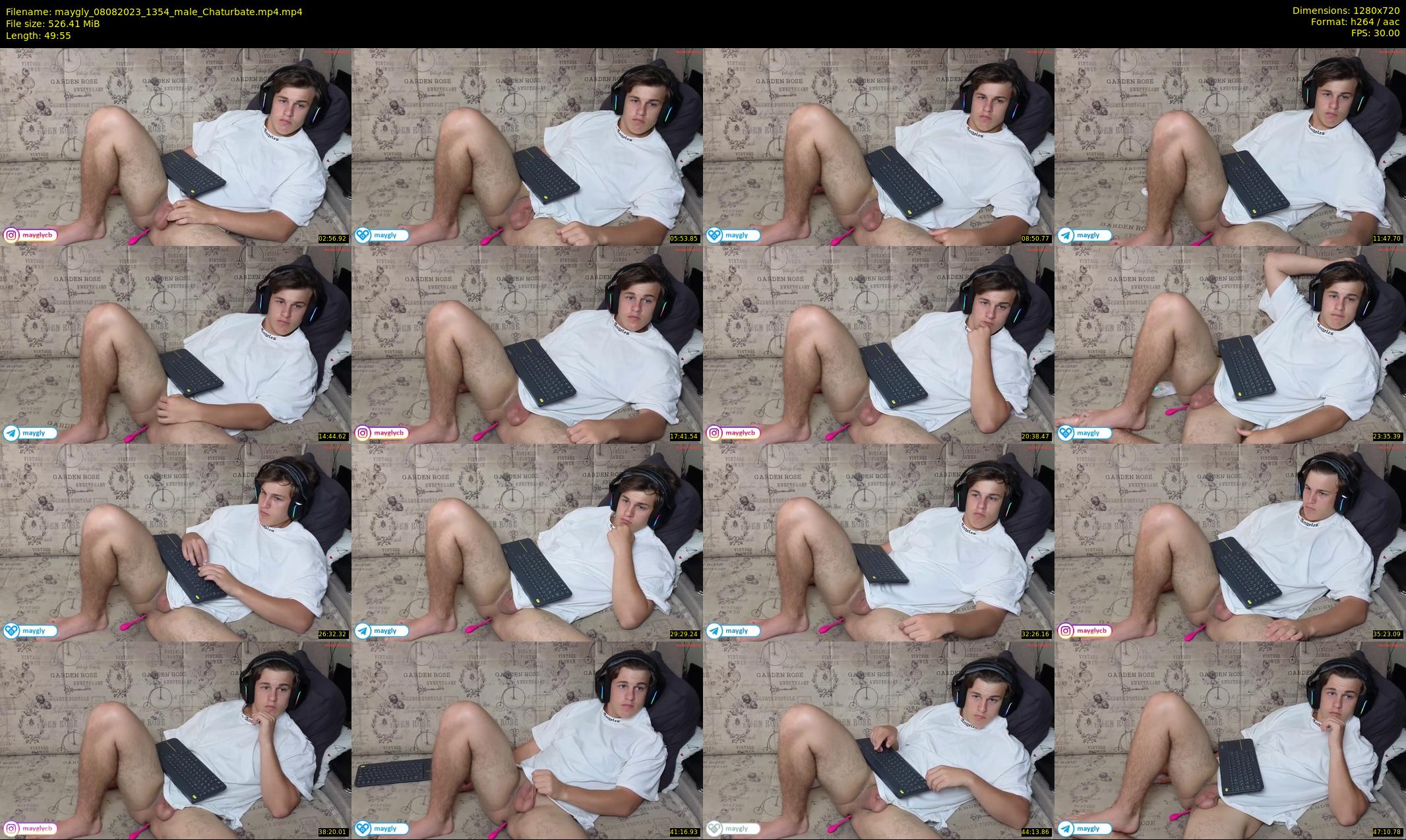 maygly — 50 minute Chaturbate male cam show recording, 720p, Aug 8, 2023