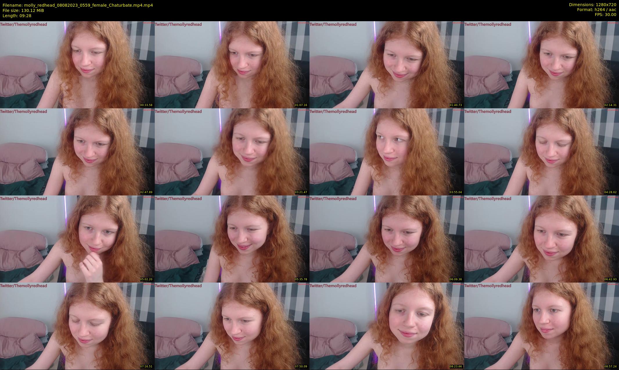 molly_redhead — 10 minute Chaturbate female cam show recording, 720p, Aug 8, 2023