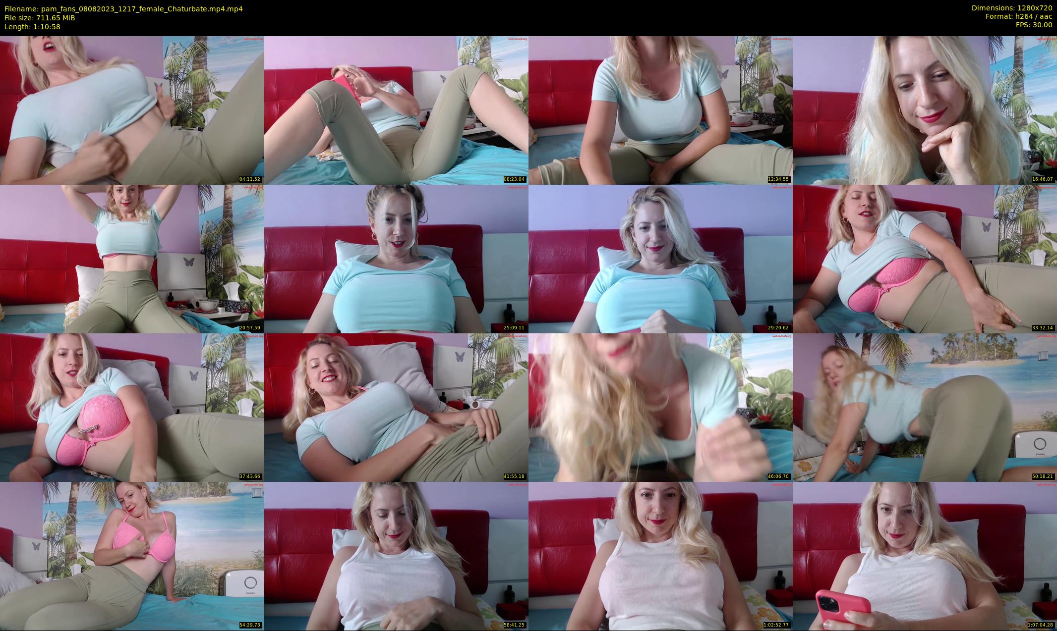 pam_fans — 71 minute Chaturbate female cam show recording, 720p, Aug 8, 2023