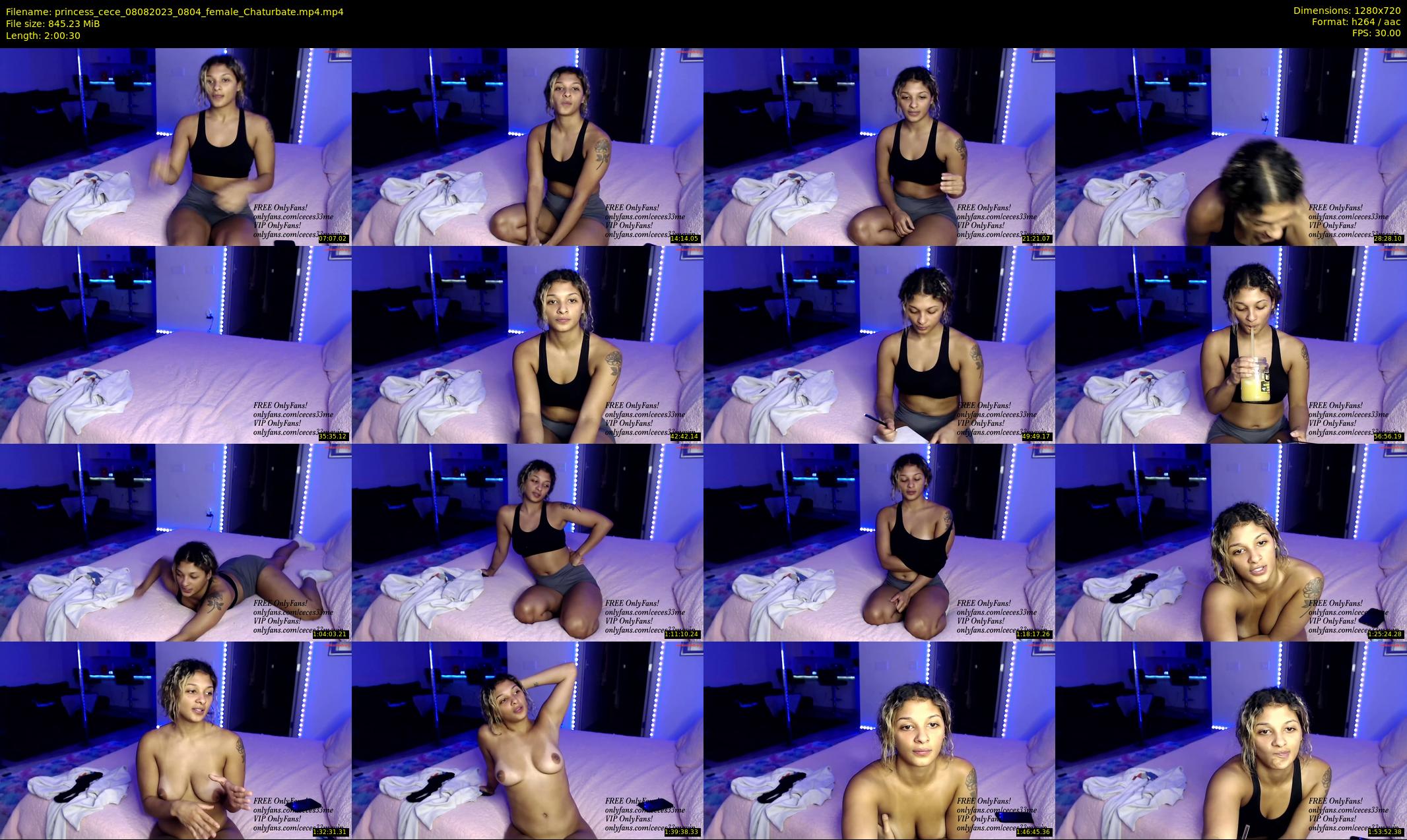 princess_cece — 121 minute Chaturbate female cam show recording, 720p, Aug 8, 2023