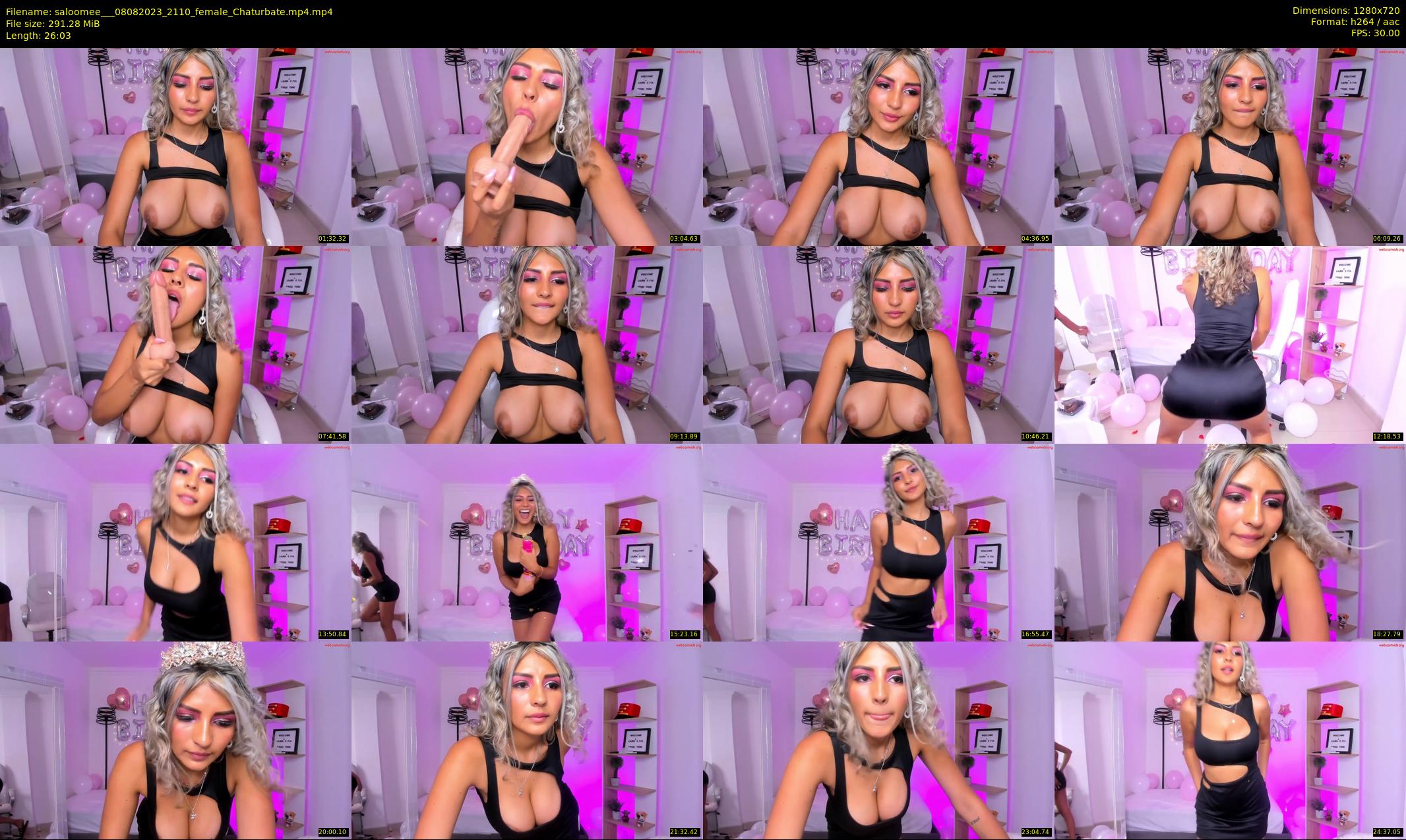 saloomee__ — 27 minute Chaturbate female cam show recording, 720p, Aug 8, 2023