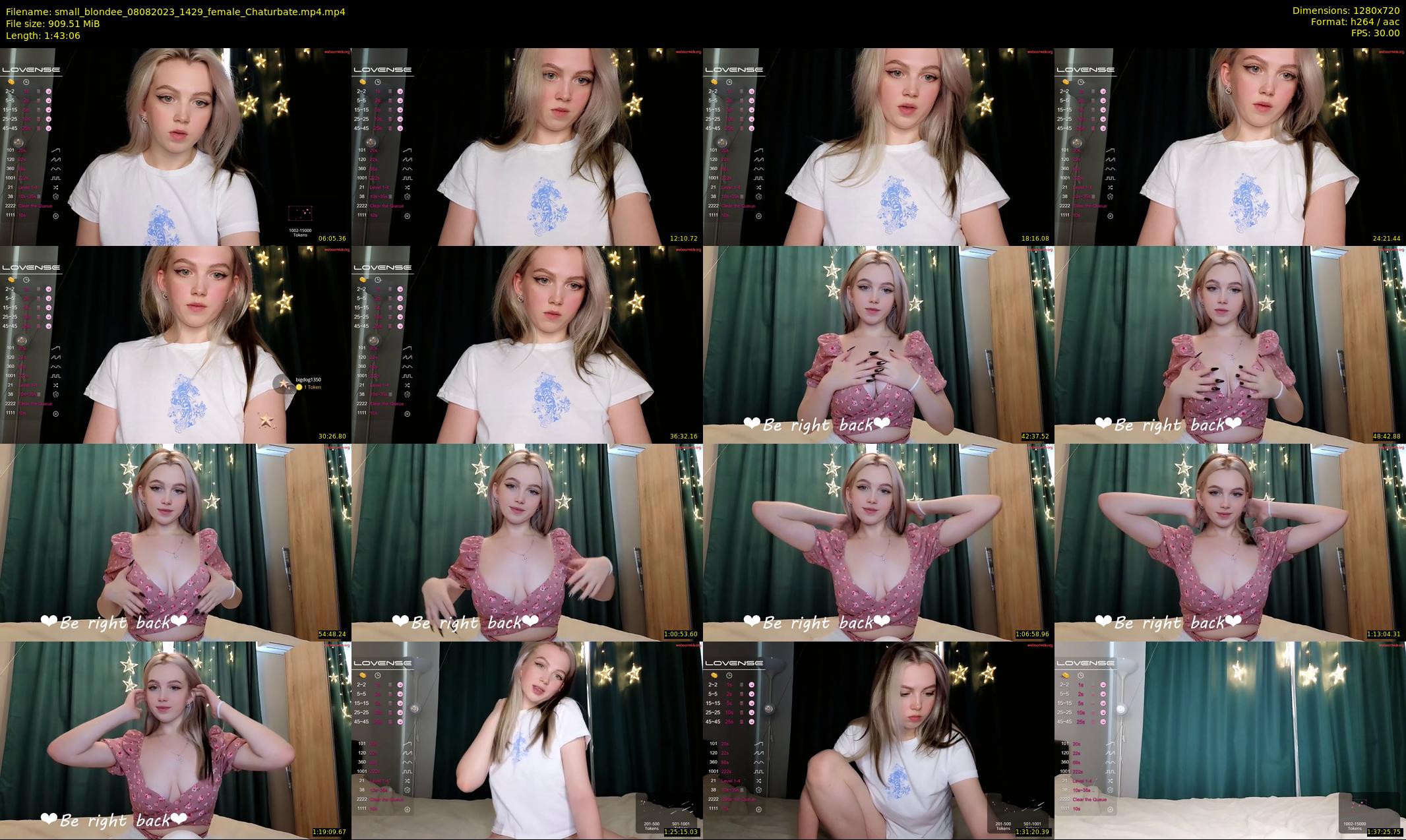 small_blondee — 104 minute Chaturbate female cam show recording, 720p, Aug 8, 2023