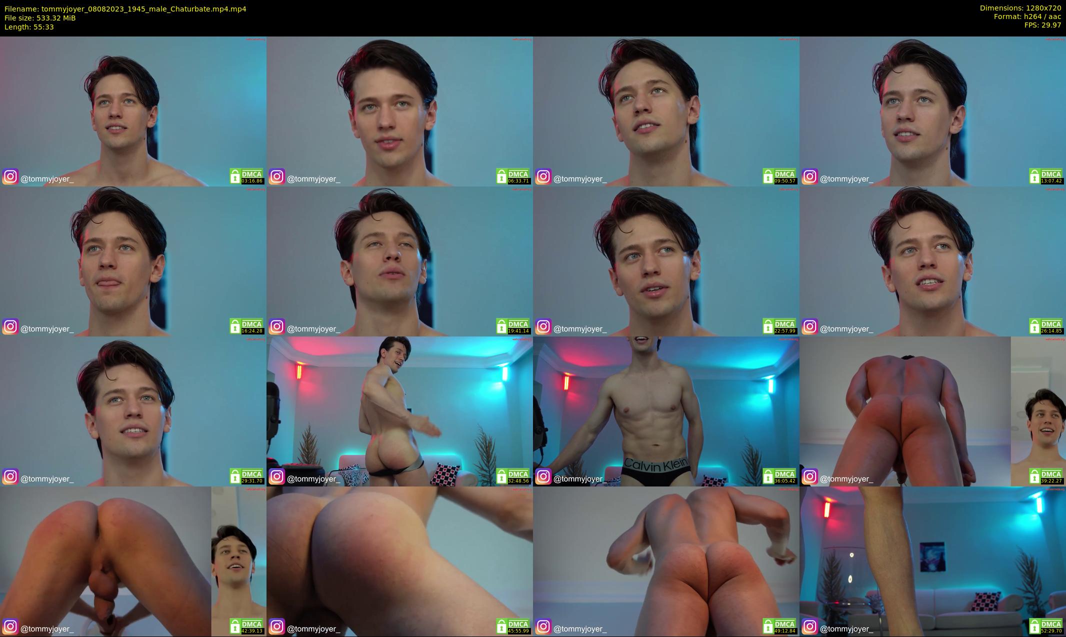 tommyjoyer — 56 minute Chaturbate male cam show recording, 720p, Aug 8, 2023