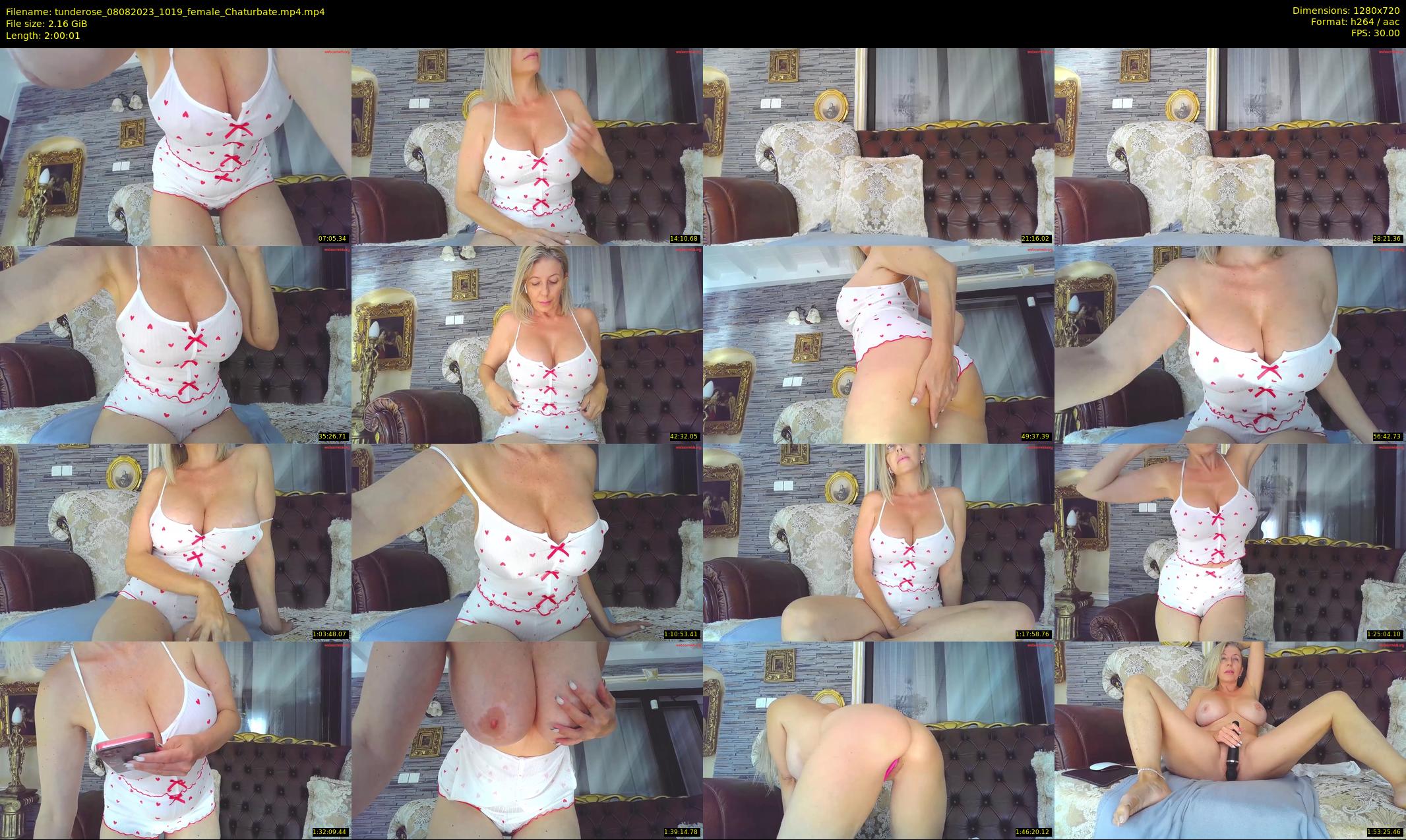 tunderose — 121 minute Chaturbate female cam show recording, 720p, Aug 8, 2023