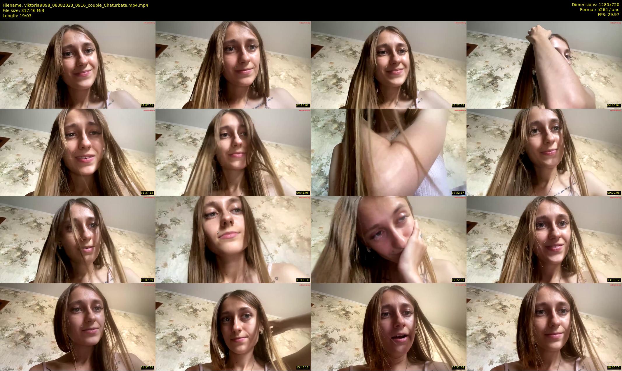 viktoria9898 — 20 minute Chaturbate couple cam show recording, 720p, Aug 8, 2023