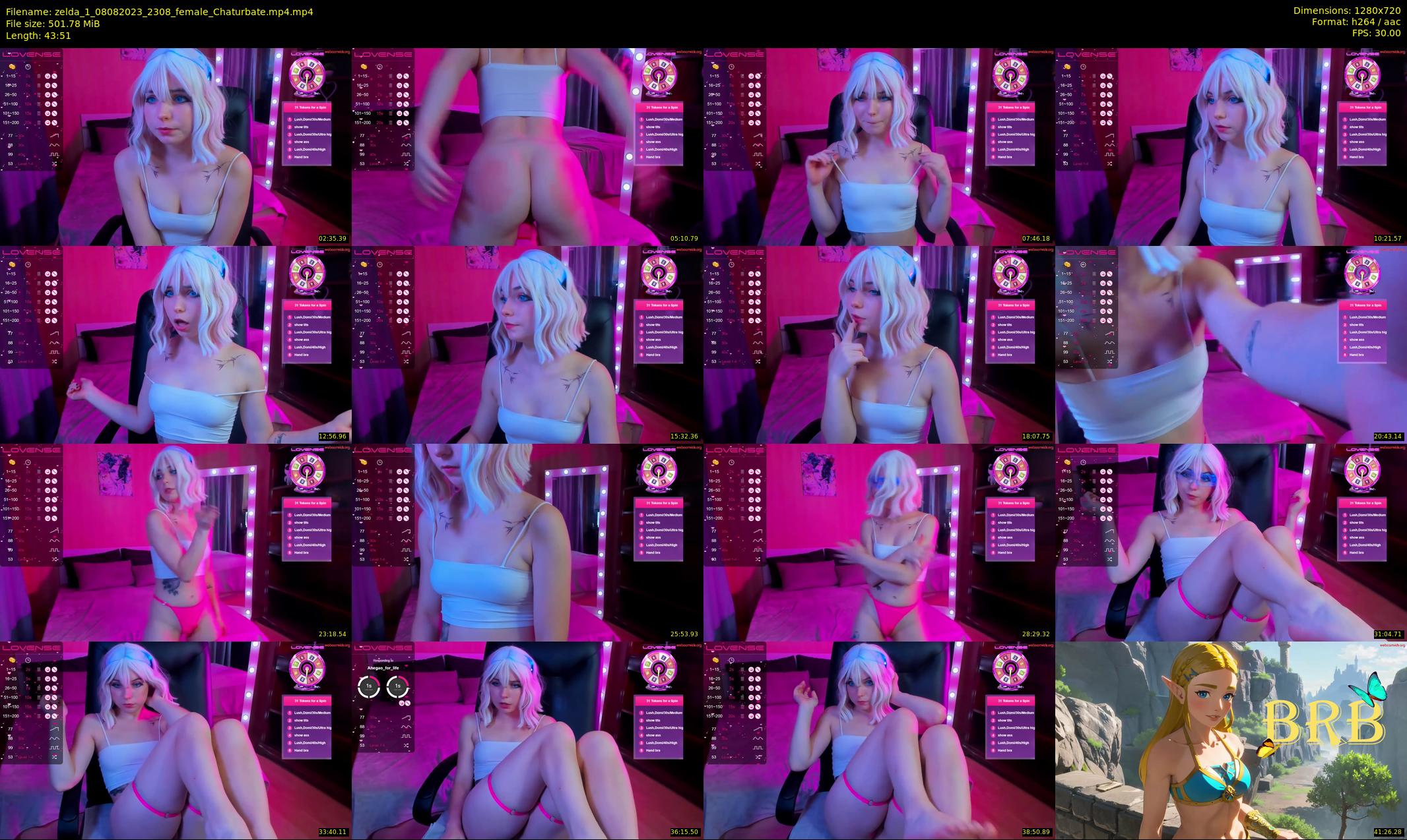 zelda_1 — 44 minute Chaturbate female cam show recording, 720p, Aug 8, 2023
