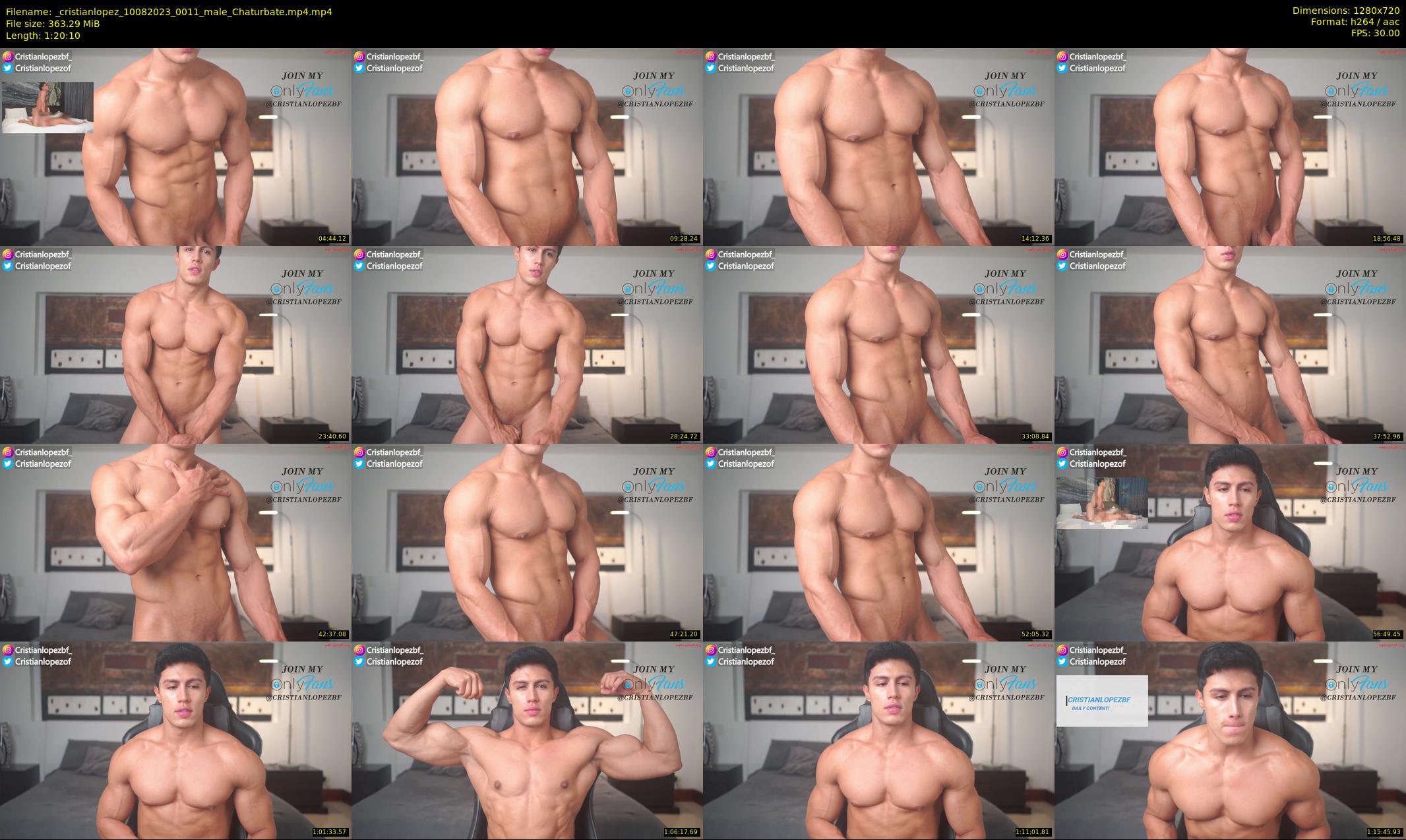 _cristianlopez — 81 minute Chaturbate male cam show recording, 720p, Aug 10, 2023