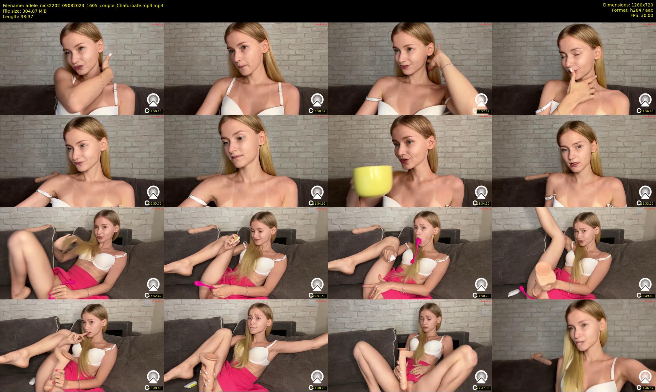 adele_nick2202 — 34 minute Chaturbate couple cam show recording, 720p, Aug 9, 2023