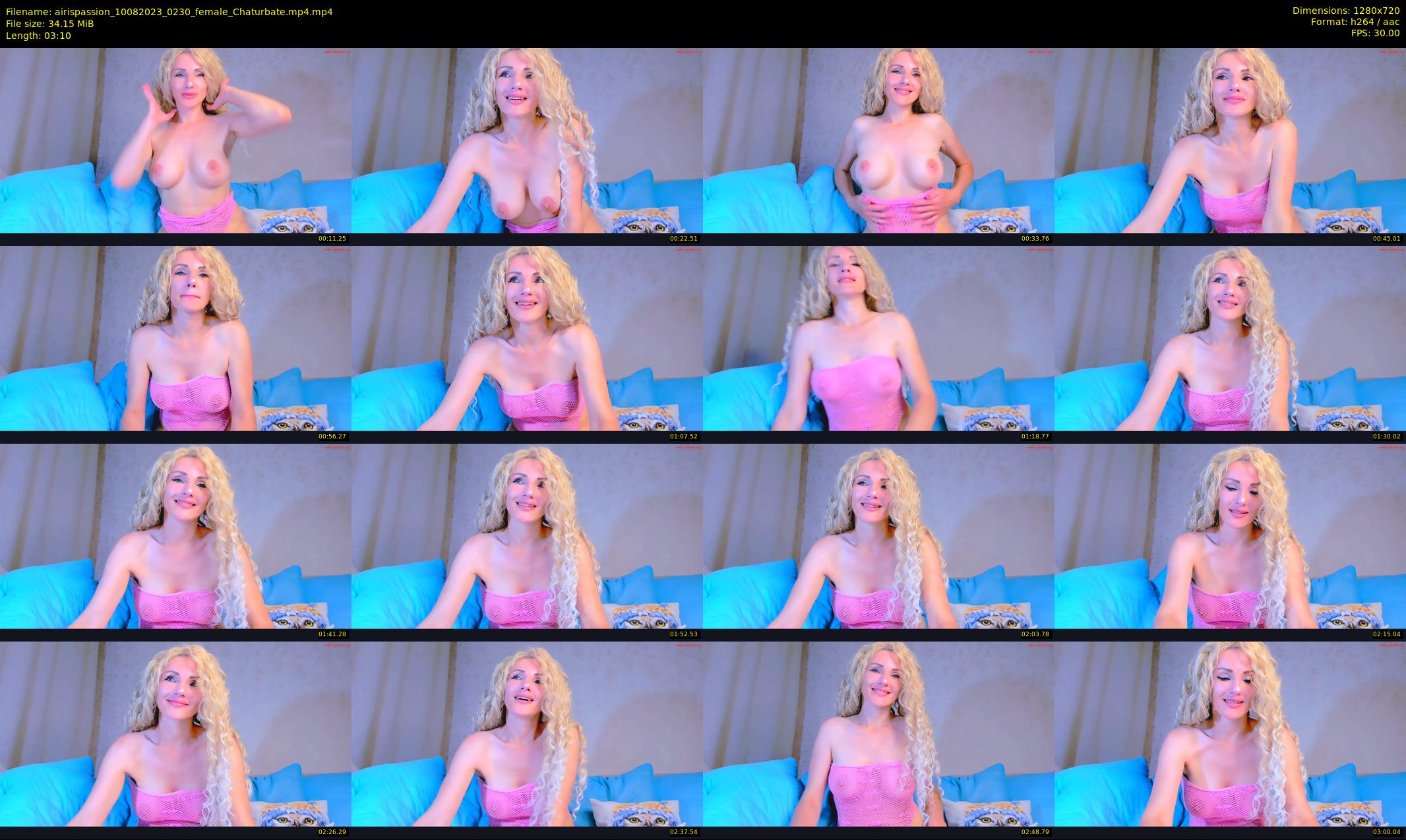 airispassion — 4 minute Chaturbate female cam show recording, 720p, Aug 10, 2023