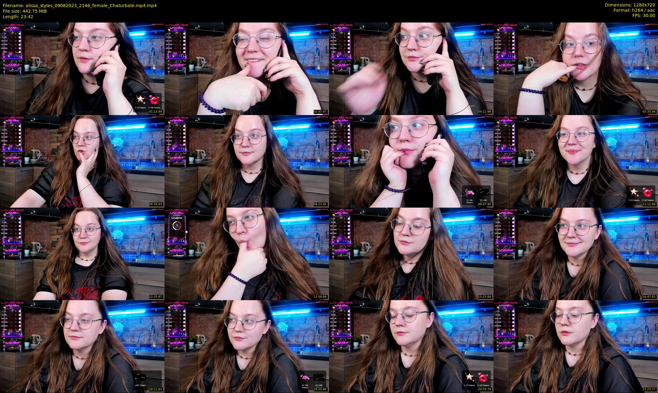 alissa_styles — 24 minute Chaturbate female cam show recording, 720p, Aug 9, 2023