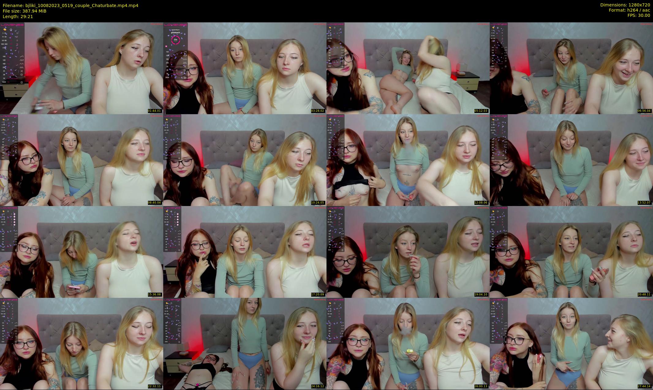 bjliki — 30 minute Chaturbate couple cam show recording, 720p, Aug 10, 2023