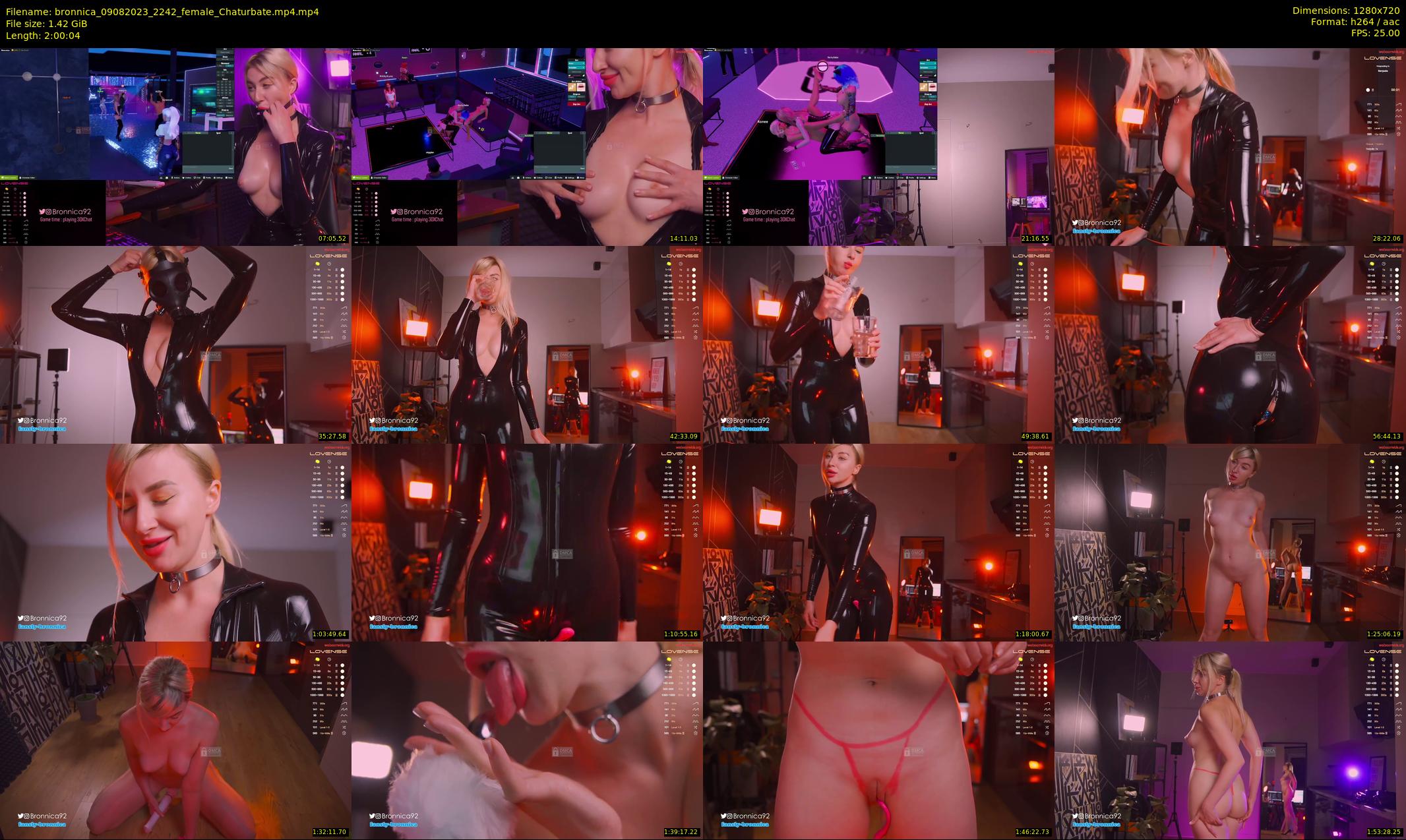 bronnica — 121 minute Chaturbate female cam show recording, 720p, Aug 9, 2023
