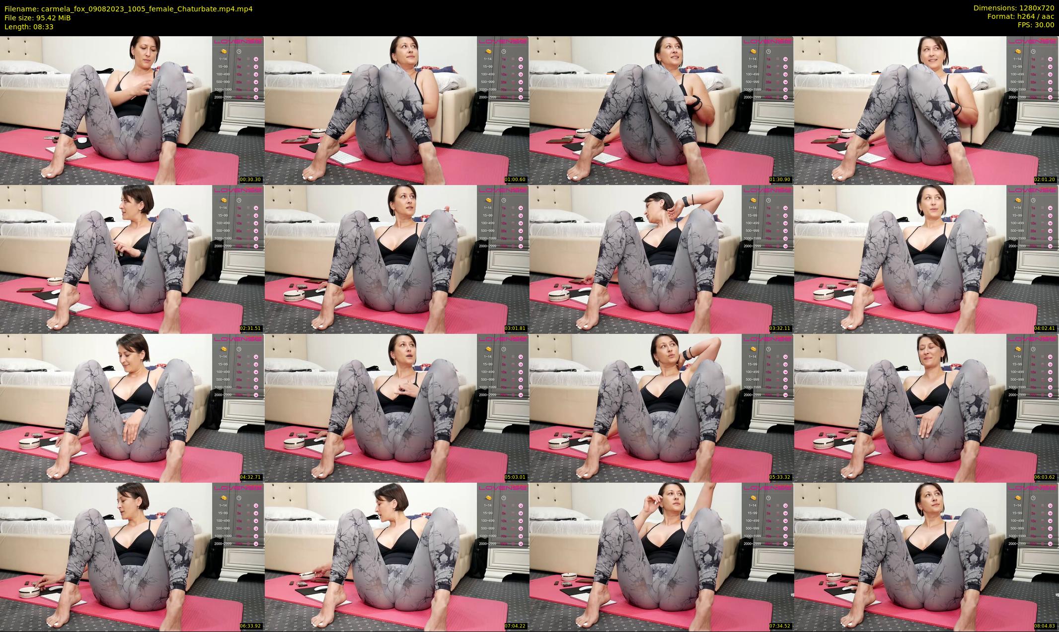 carmela_fox — 9 minute Chaturbate female cam show recording, 720p, Aug 9, 2023