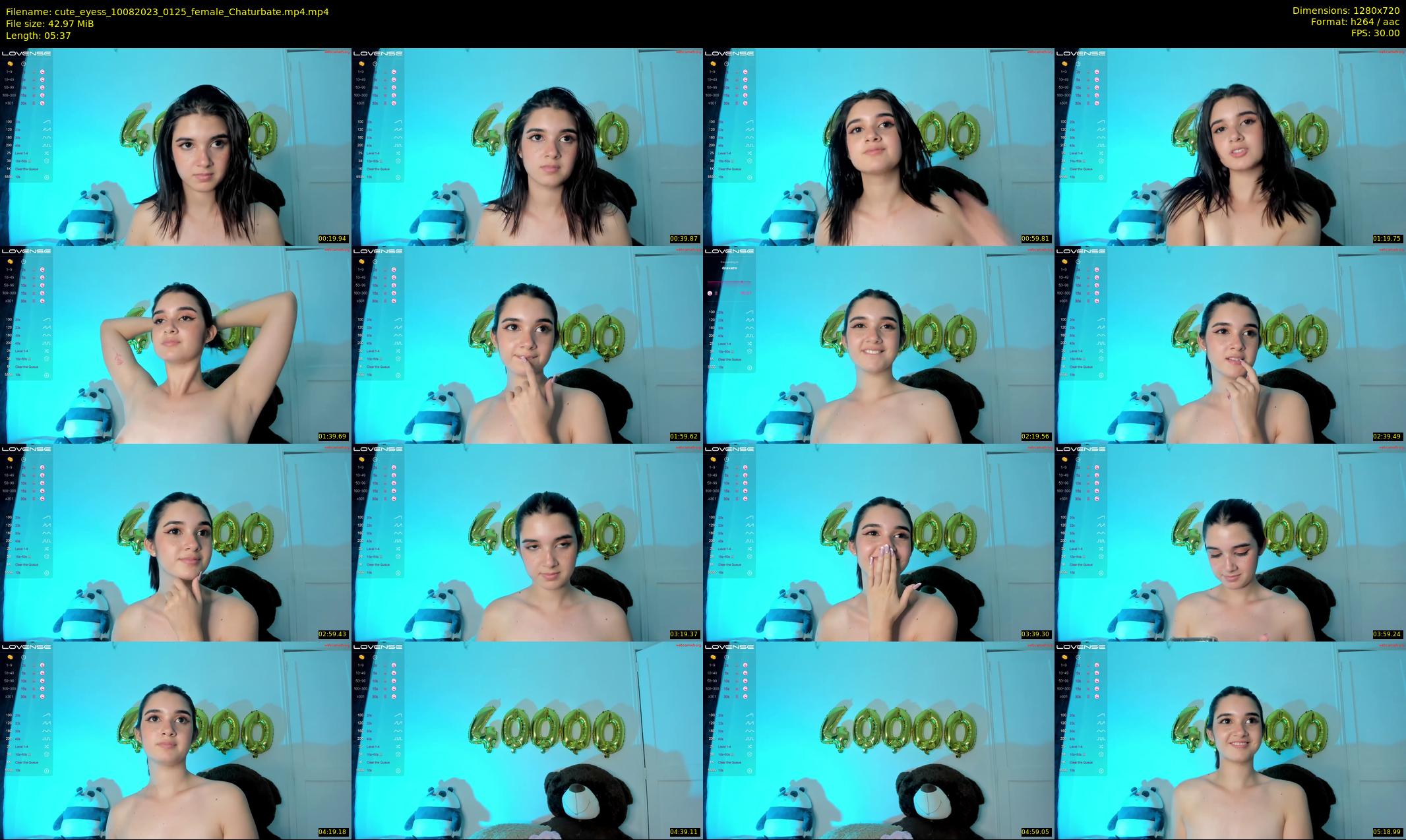 cute_eyess — 6 minute Chaturbate female cam show recording, 720p, Aug 10, 2023