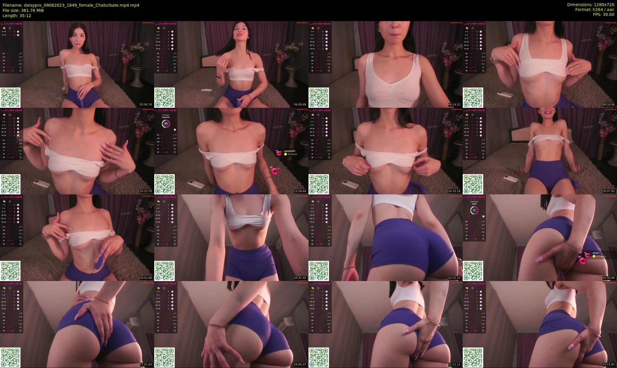 daisypro — 36 minute Chaturbate couple cam show recording, 720p, Aug 9, 2023