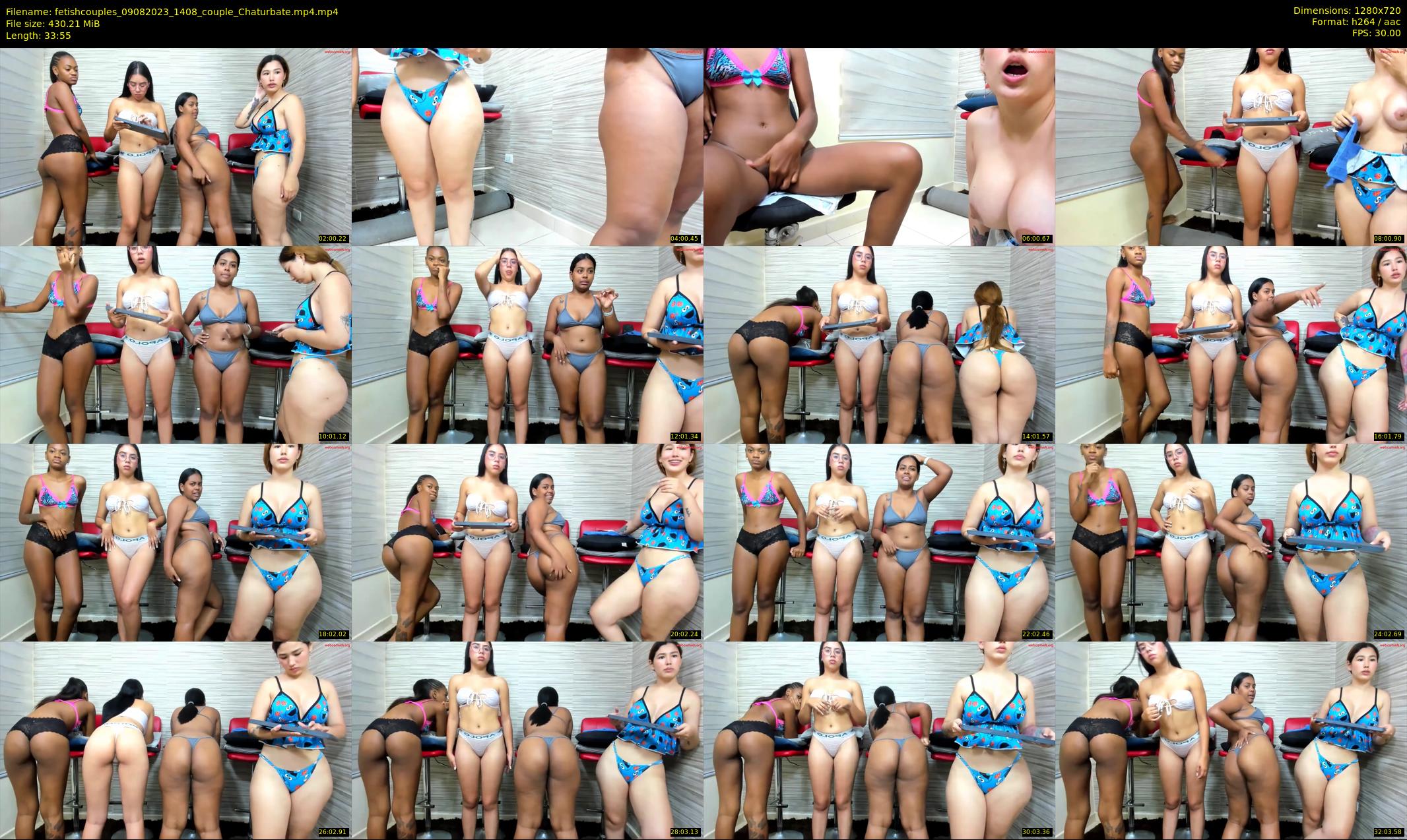 fetishcouples — 34 minute Chaturbate couple cam show recording, 720p, Aug 9, 2023