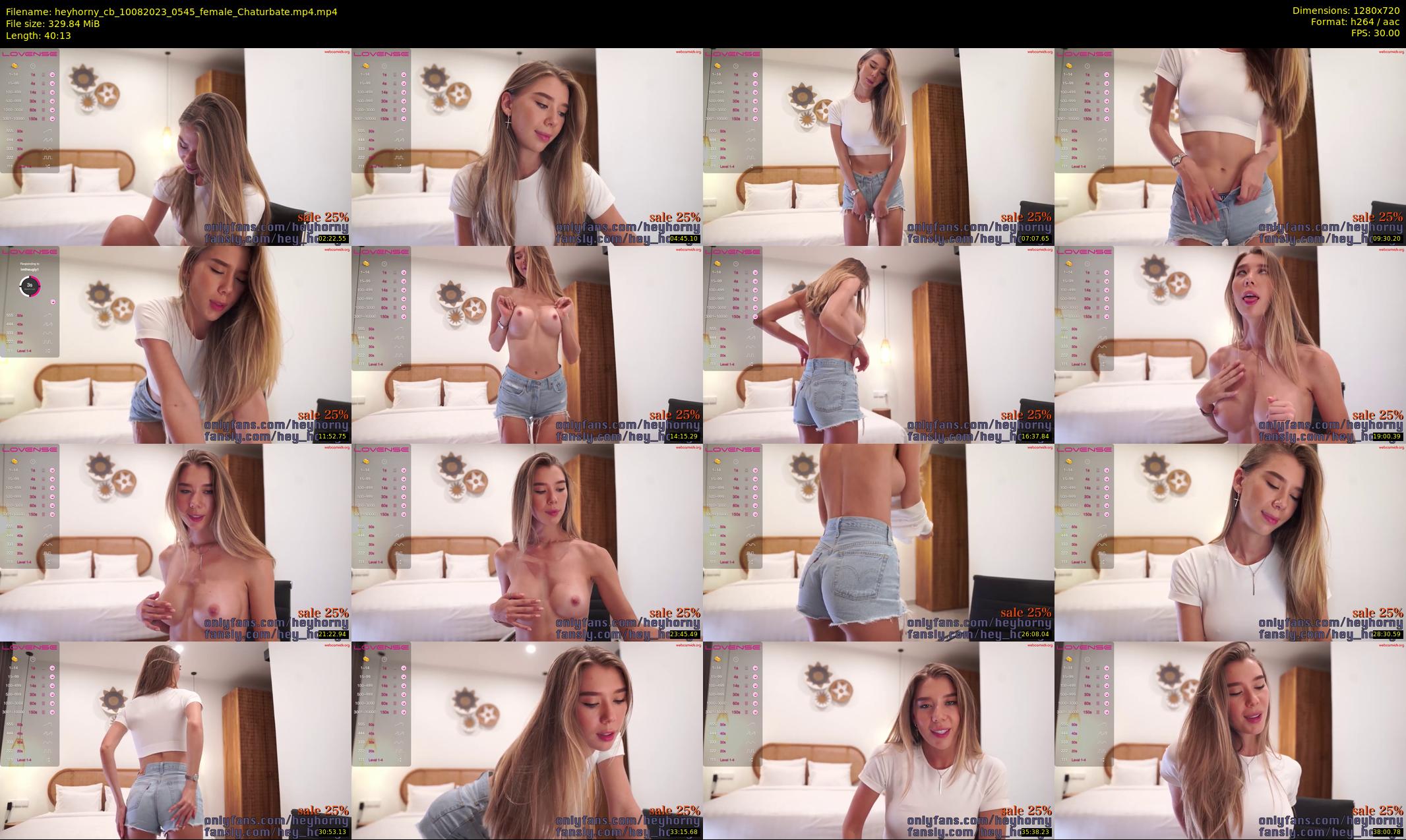 heyhorny_cb — 41 minute Chaturbate couple cam show recording, 720p, Aug 10, 2023