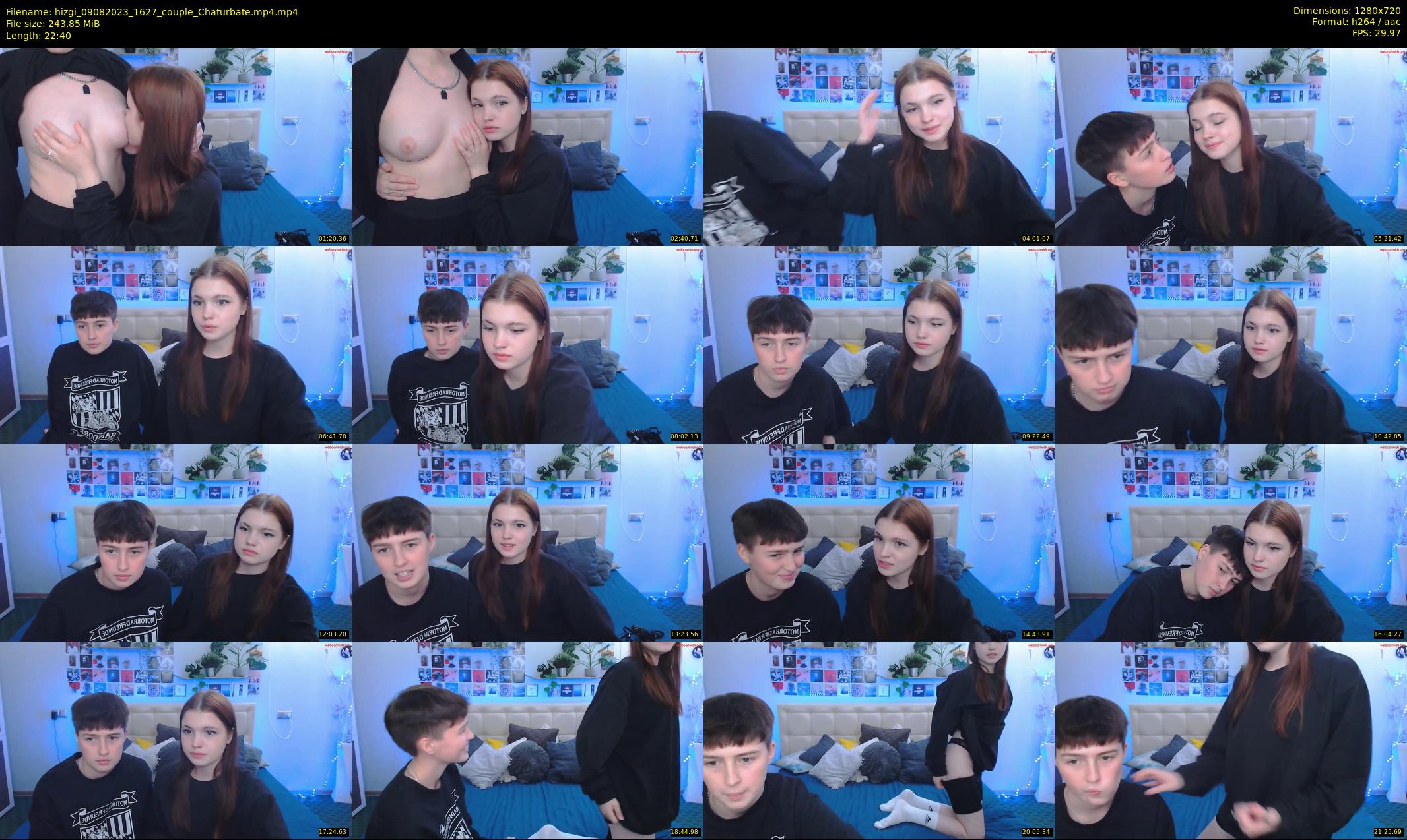 hizgi — 23 minute Chaturbate couple cam show recording, 720p, Aug 9, 2023