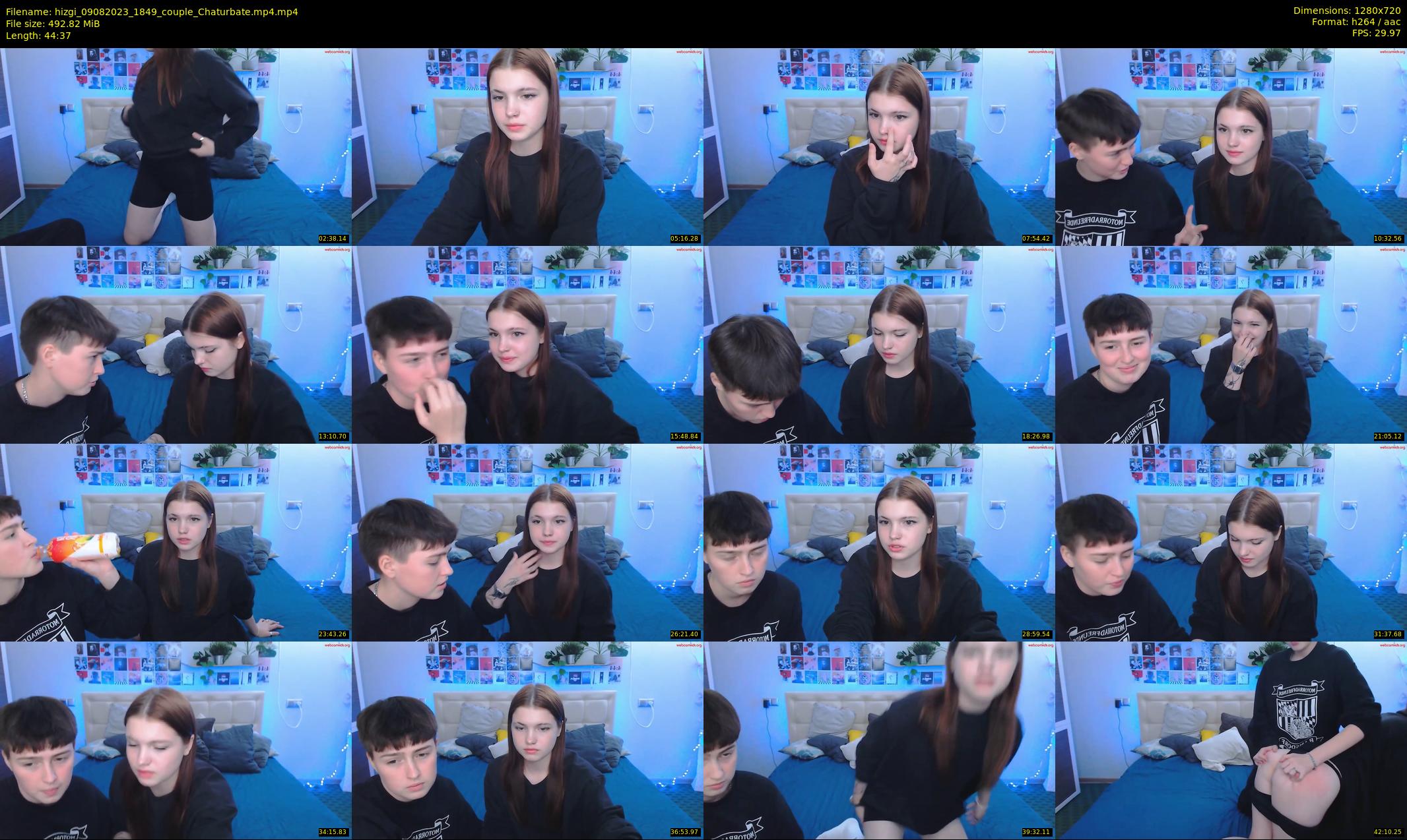 hizgi — 45 minute Chaturbate couple cam show recording, 720p, Aug 9, 2023