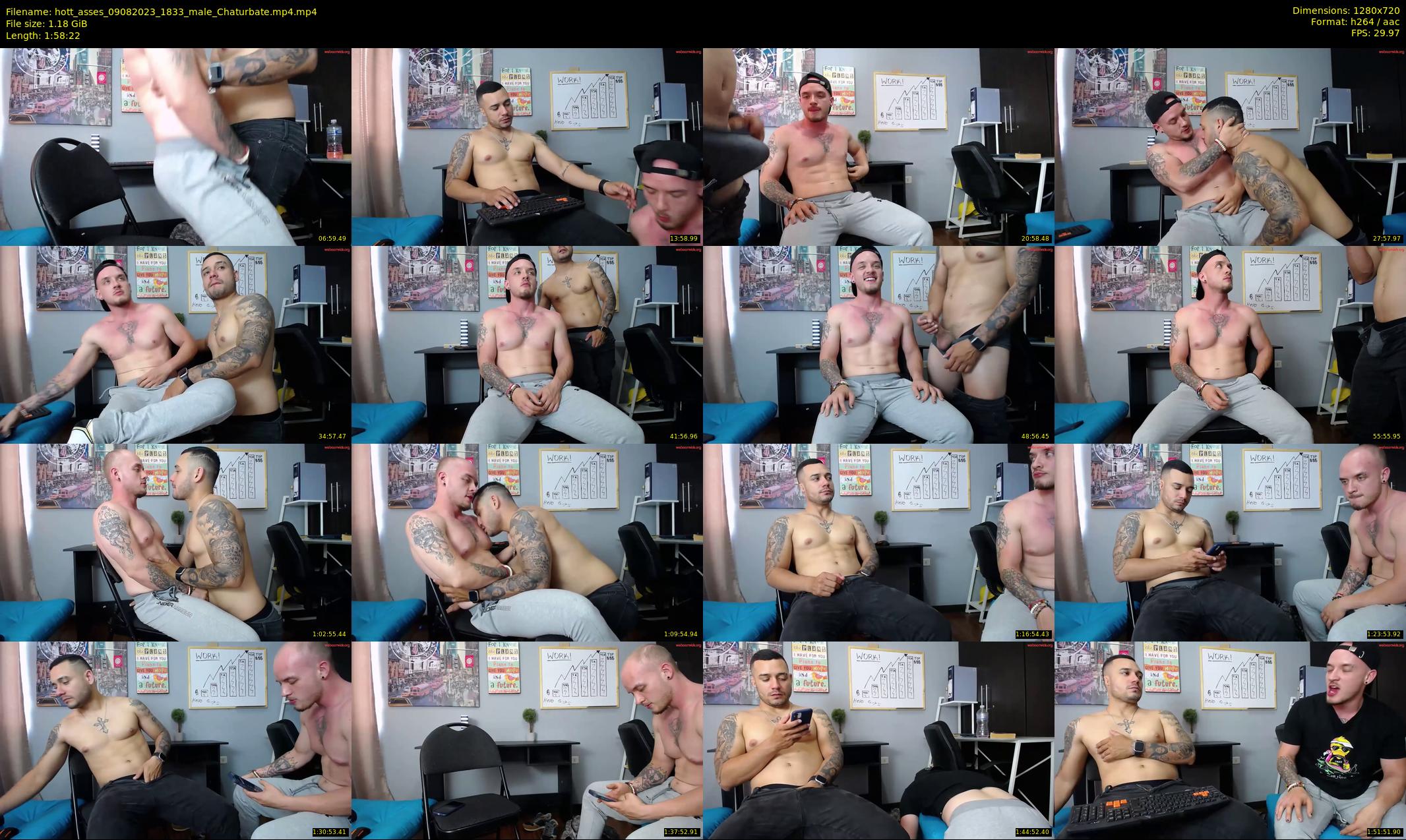 hott_asses — 119 minute Chaturbate male cam show recording, 720p, Aug 9, 2023