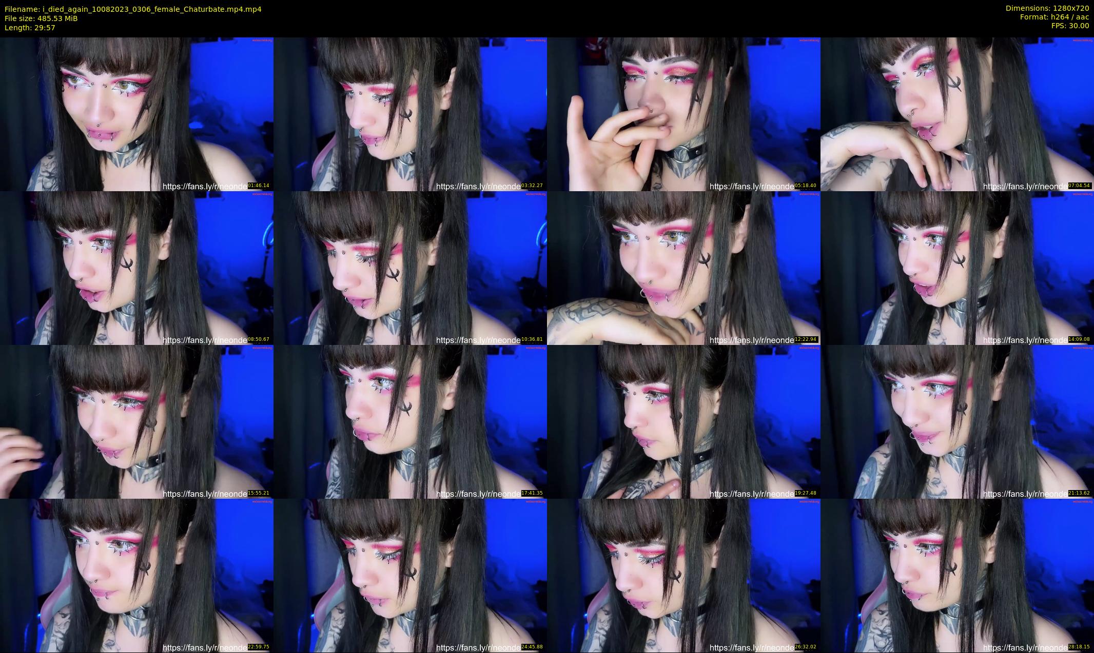 i_died_again — 30 minute Chaturbate female cam show recording, 720p, Aug 10, 2023