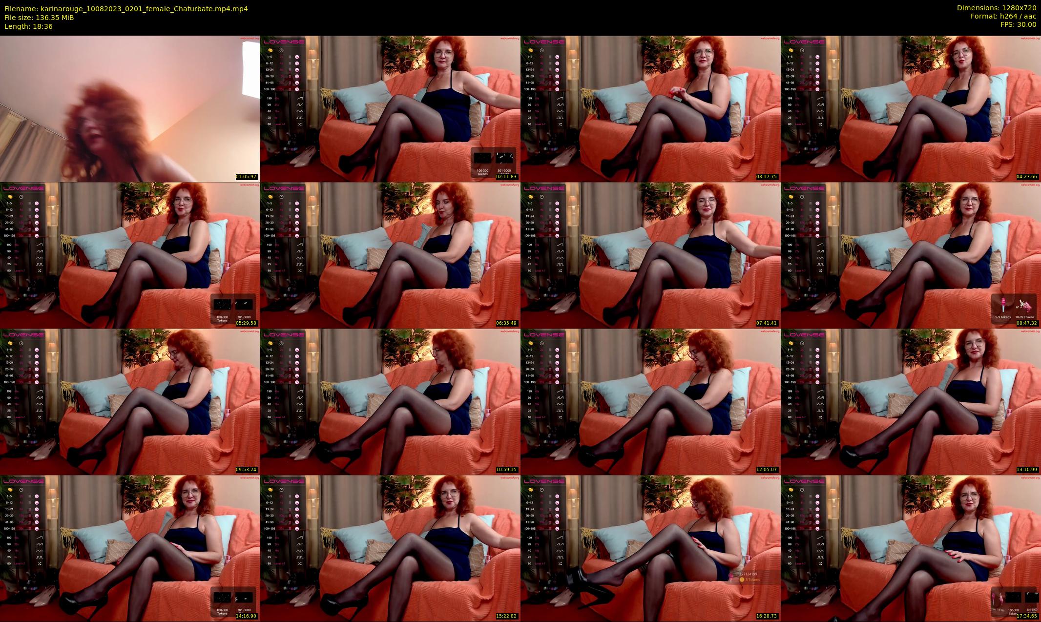 karinarouge — 19 minute Chaturbate female cam show recording, 720p, Aug 10, 2023