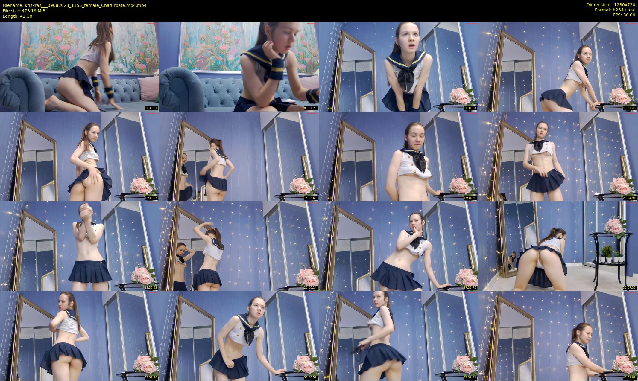 kriskras__ — 43 minute Chaturbate female cam show recording, 720p, Aug 9, 2023