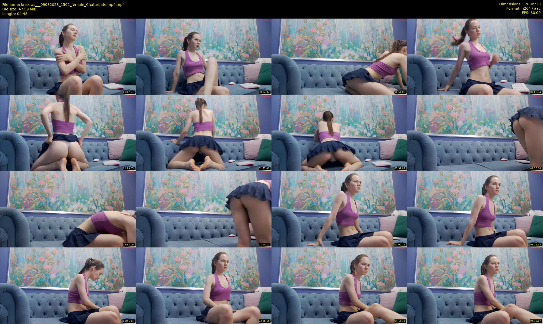 kriskras__ — 5 minute Chaturbate female cam show recording, 720p, Aug 9, 2023