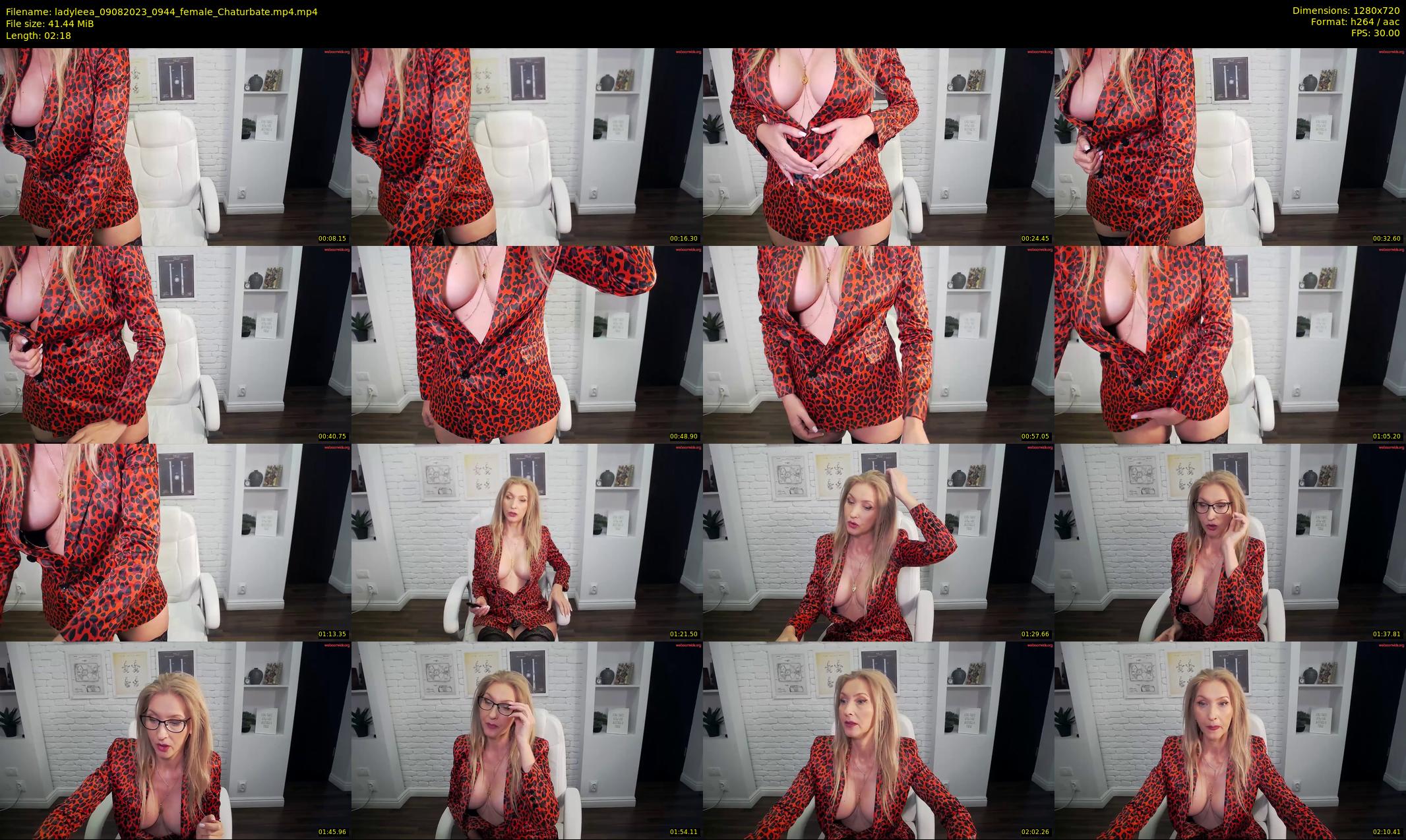 ladyleea — 3 minute Chaturbate female cam show recording, 720p, Aug 9, 2023