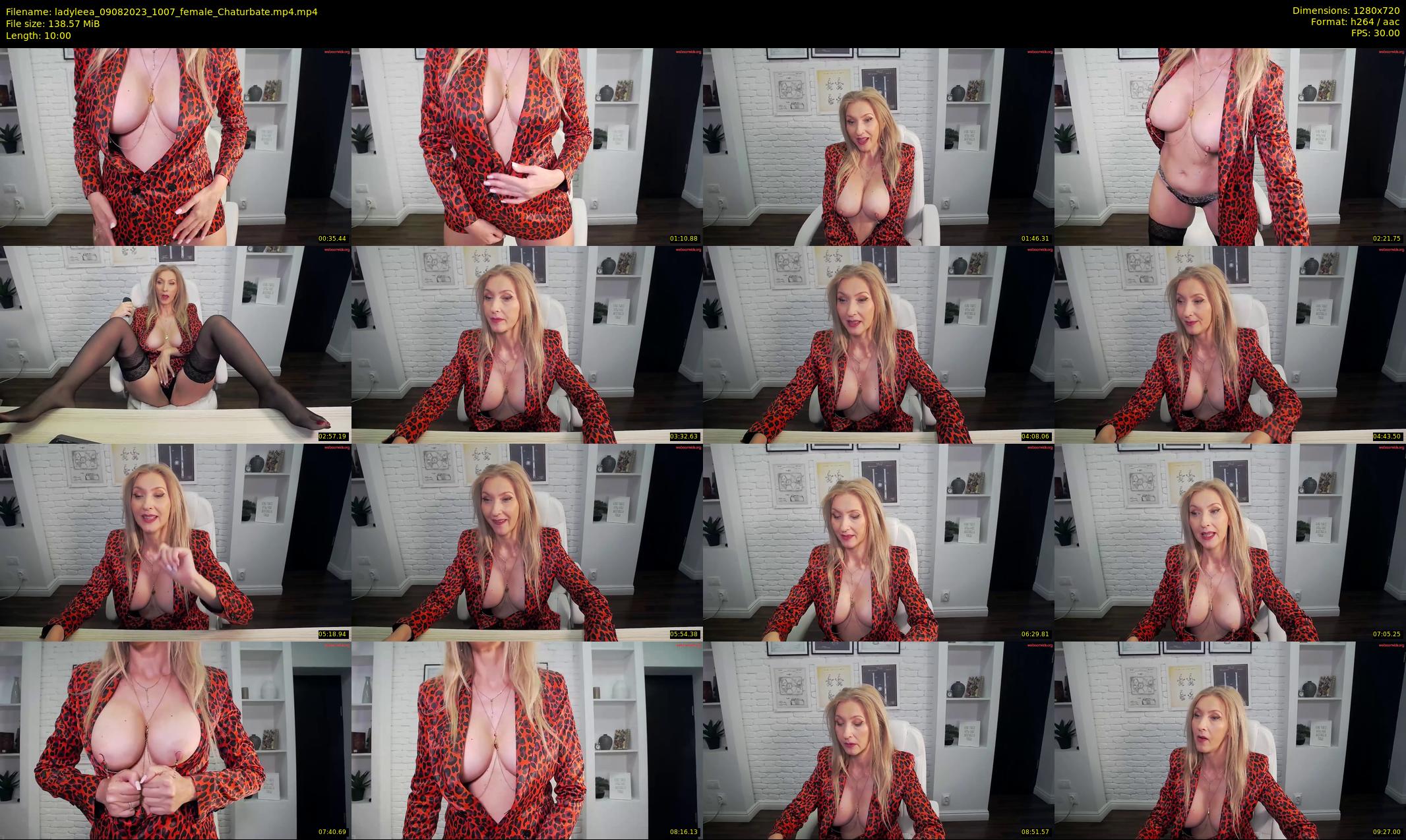 ladyleea — 10 minute Chaturbate female cam show recording, 720p, Aug 9, 2023