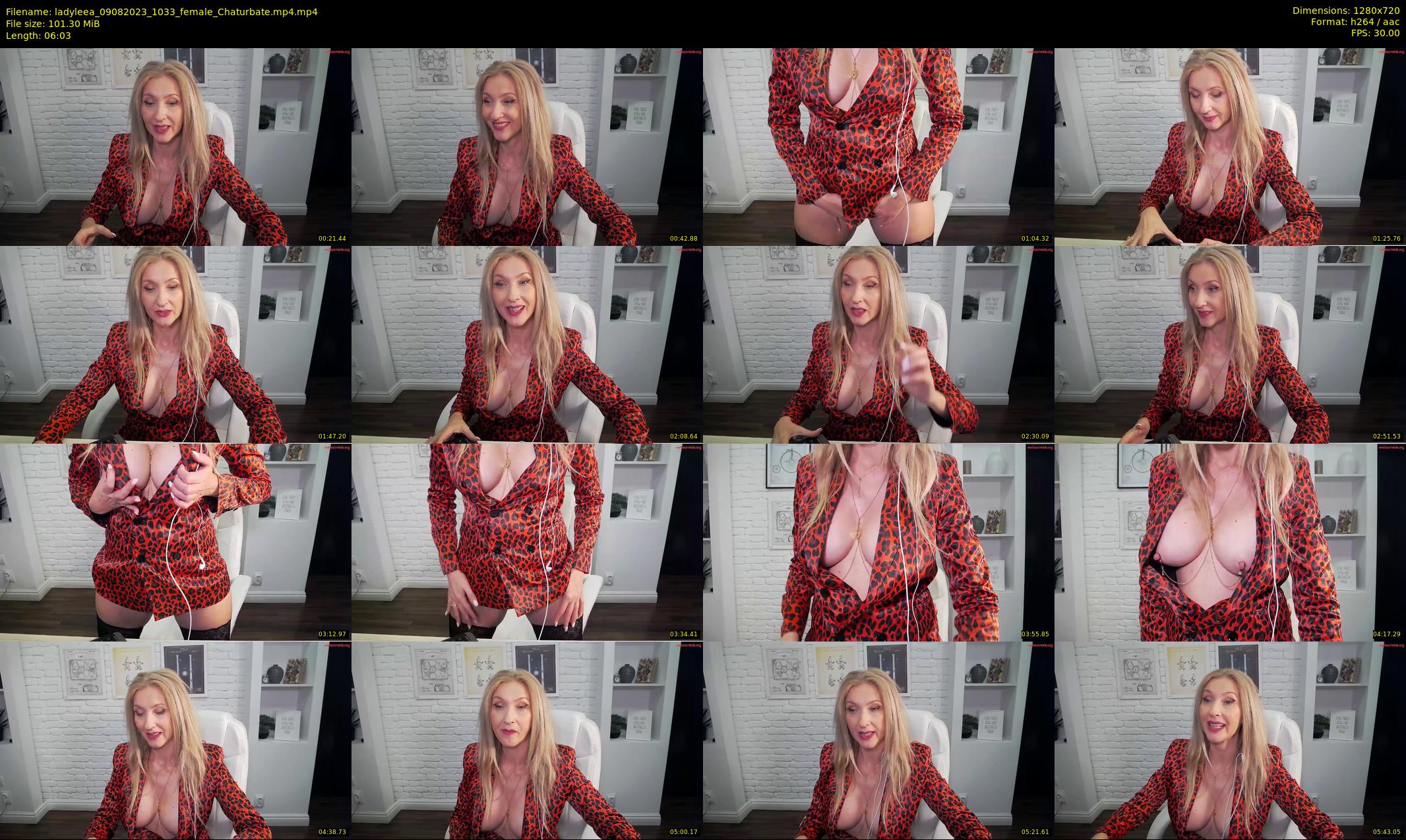 ladyleea — 7 minute Chaturbate female cam show recording, 720p, Aug 9, 2023