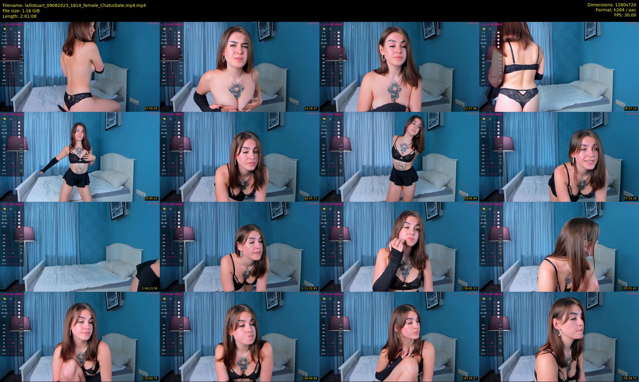 lallistuart — 122 minute Chaturbate female cam show recording, 720p, Aug 9, 2023