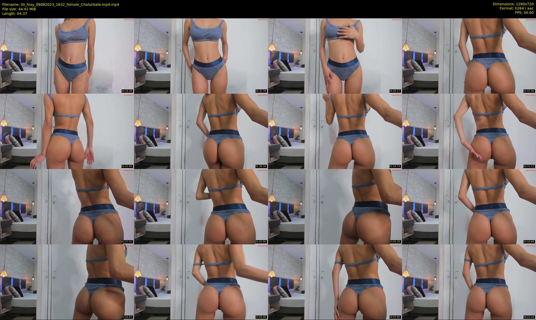 lili_foxy — 5 minute Chaturbate female cam show recording, 720p, Aug 9, 2023