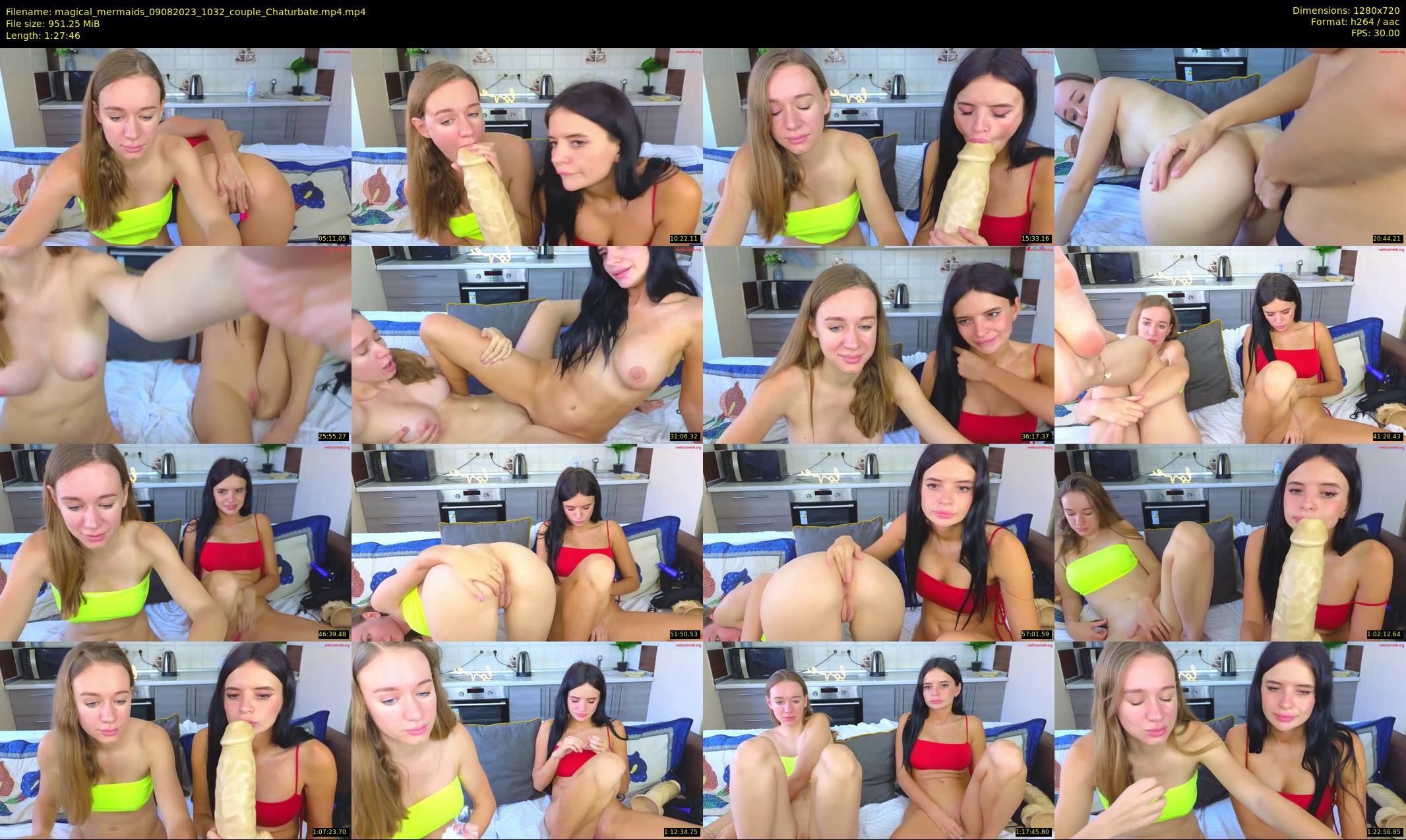 magical_mermaids — 88 minute Chaturbate couple cam show recording, 720p, Aug 9, 2023