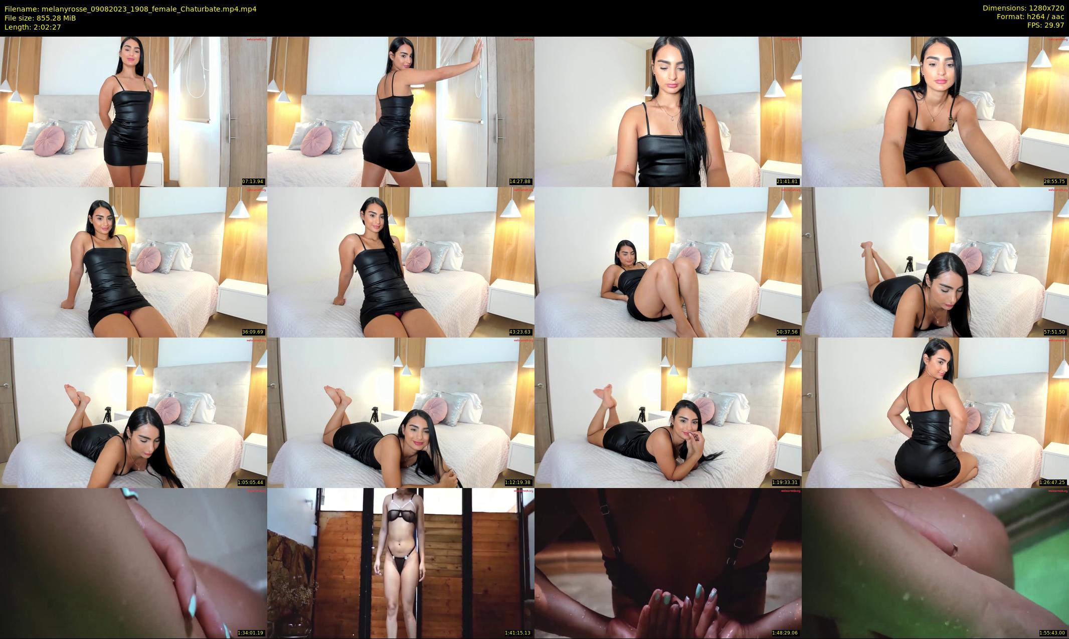 melanyrosse — 123 minute Chaturbate female cam show recording, 720p, Aug 9, 2023