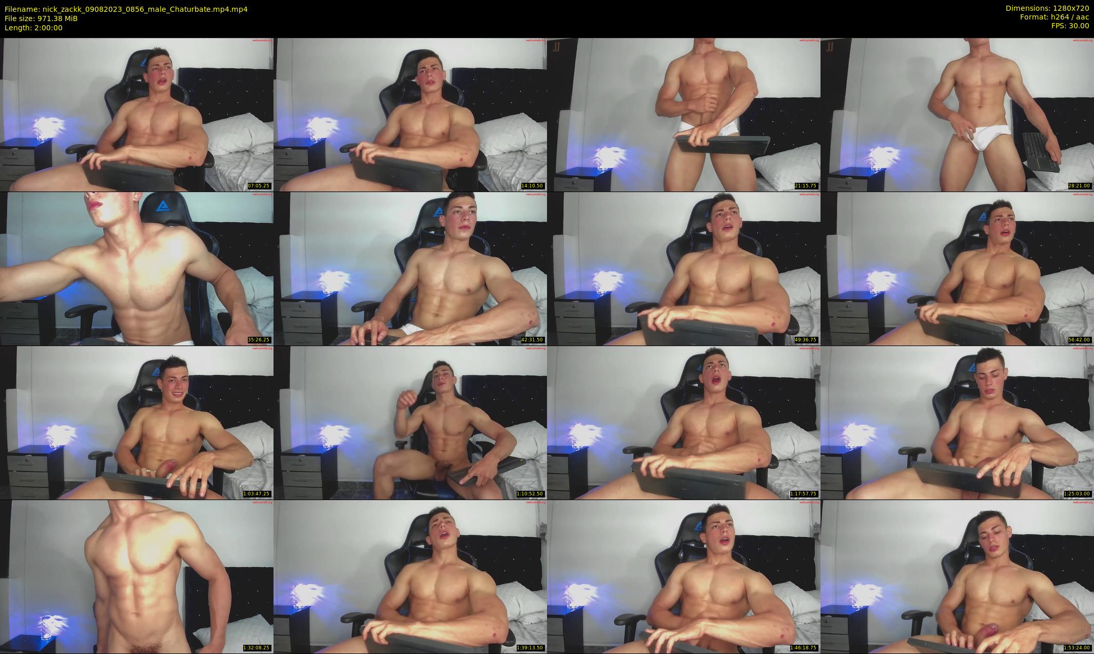 nick_zackk — 120 minute Chaturbate male cam show recording, 720p, Aug 9, 2023