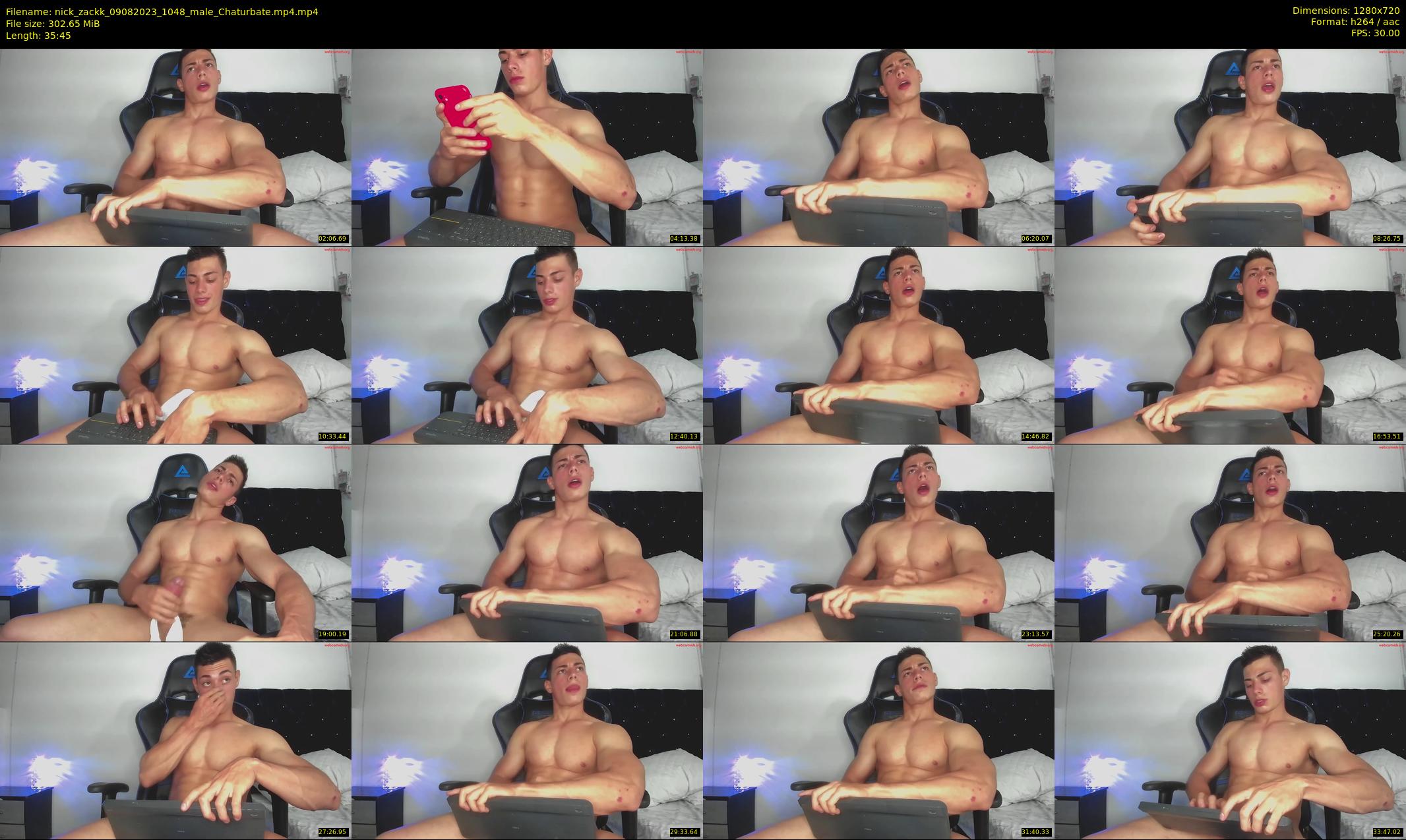 nick_zackk — 36 minute Chaturbate male cam show recording, 720p, Aug 9, 2023