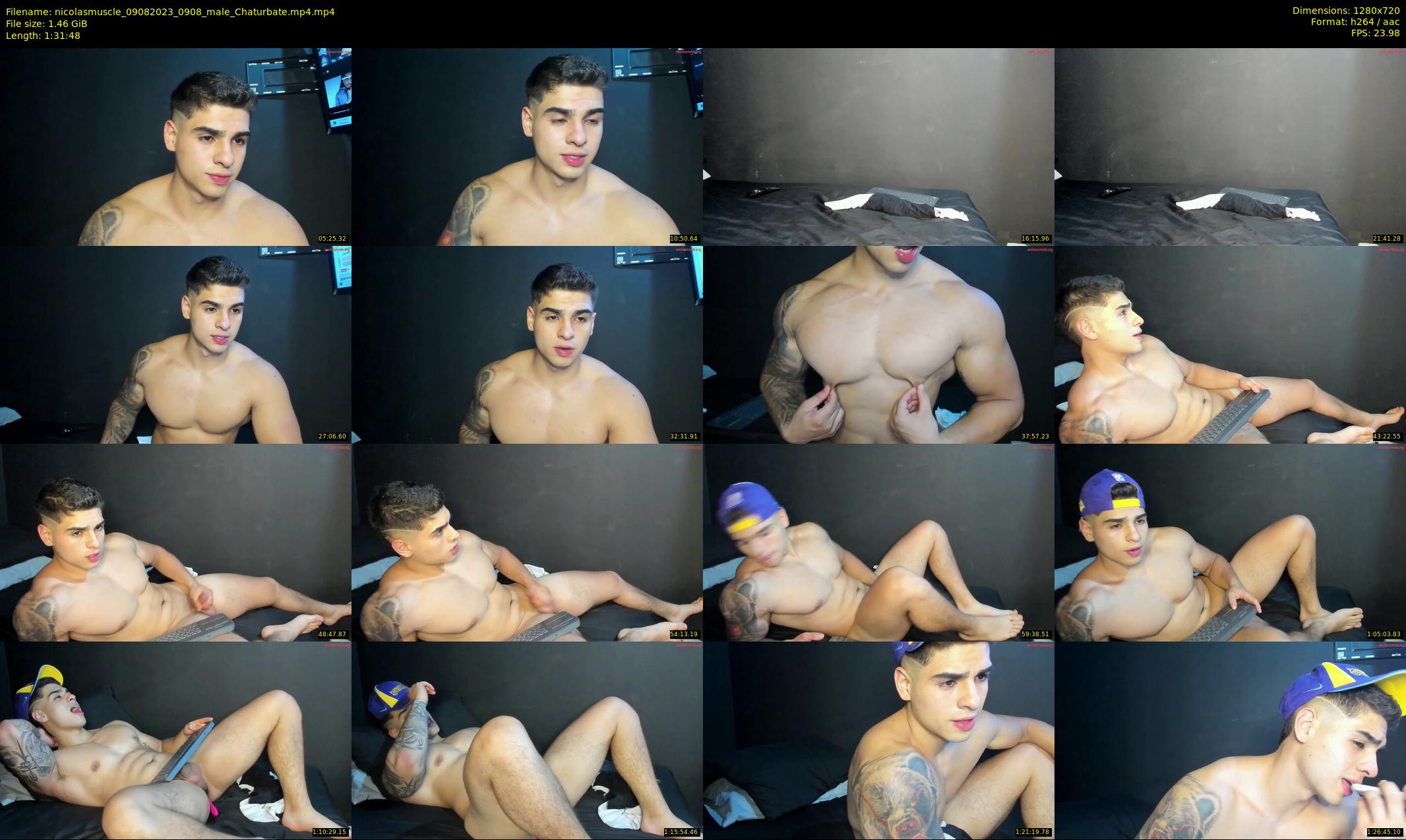 nicolasmuscle — 92 minute Chaturbate male cam show recording, 720p, Aug 9, 2023