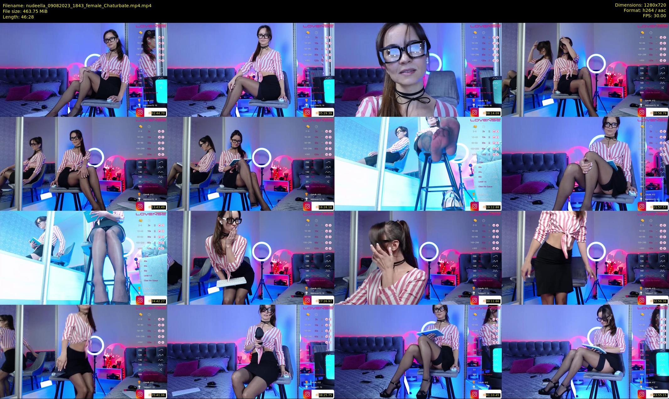 nudeella — 47 minute Chaturbate female cam show recording, 720p, Aug 9, 2023