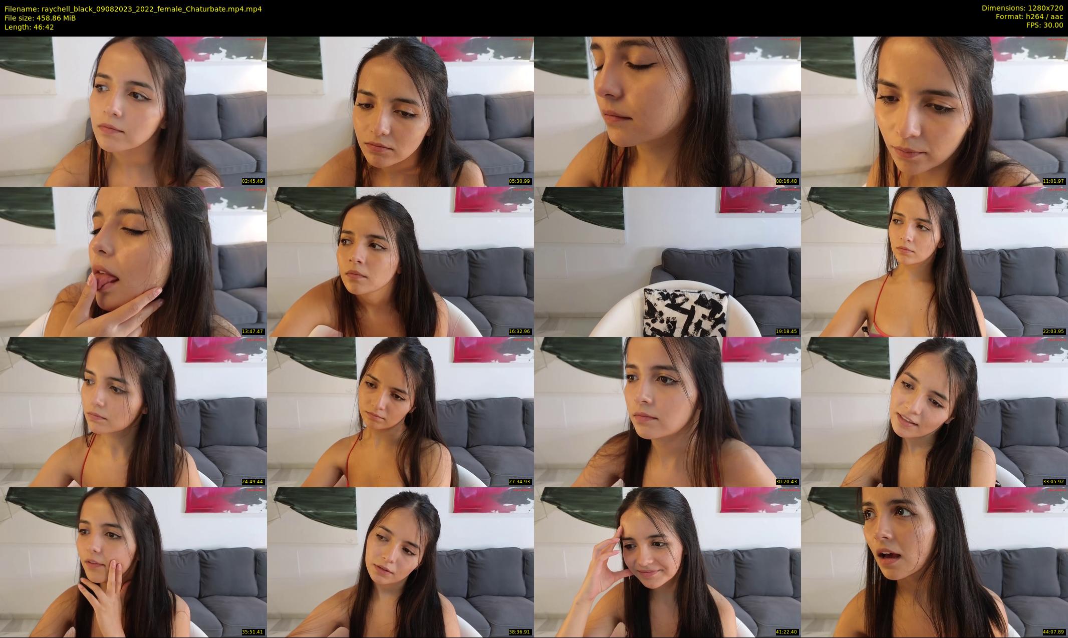 raychell_black — 47 minute Chaturbate female cam show recording, 720p, Aug 9, 2023