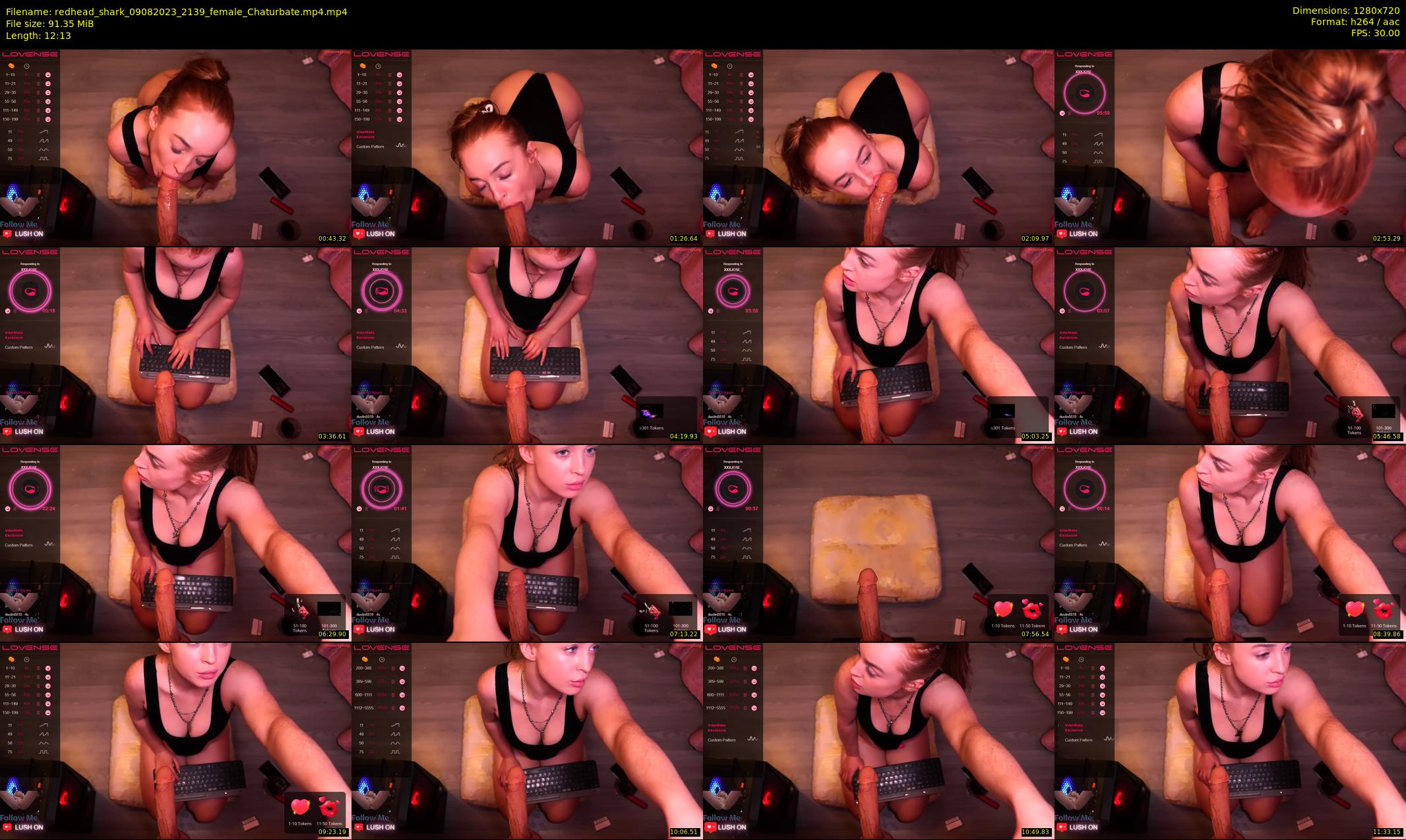 redhead_shark — 13 minute Chaturbate female cam show recording, 720p, Aug 9, 2023