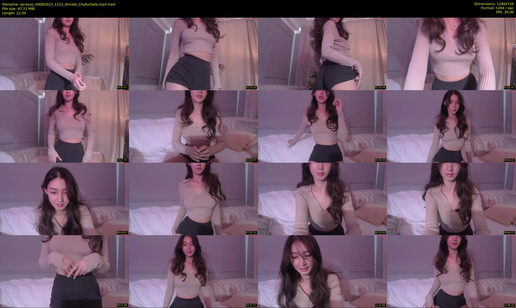 sarasuo — 13 minute Chaturbate female cam show recording, 720p, Aug 9, 2023