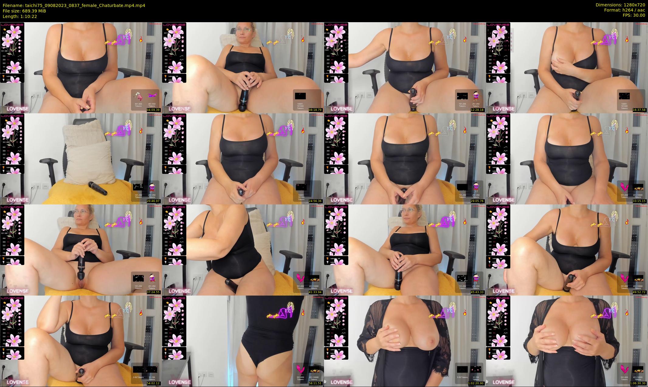 taichi75 — 71 minute Chaturbate female cam show recording, 720p, Aug 9, 2023