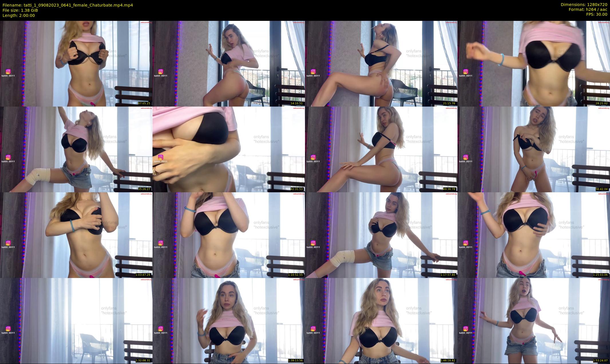 tatti_1 — 120 minute Chaturbate female cam show recording, 720p, Aug 9, 2023