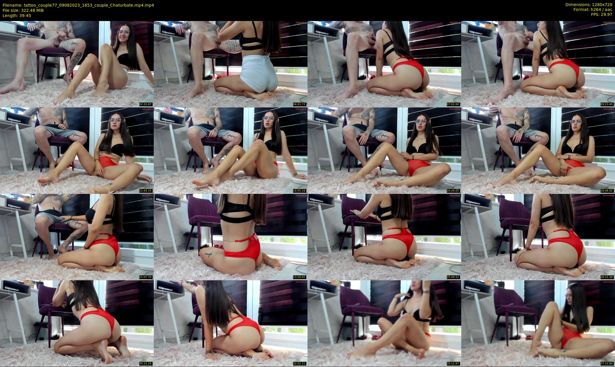 tattoo_couple77 — 40 minute Chaturbate couple cam show recording, 720p, Aug 9, 2023