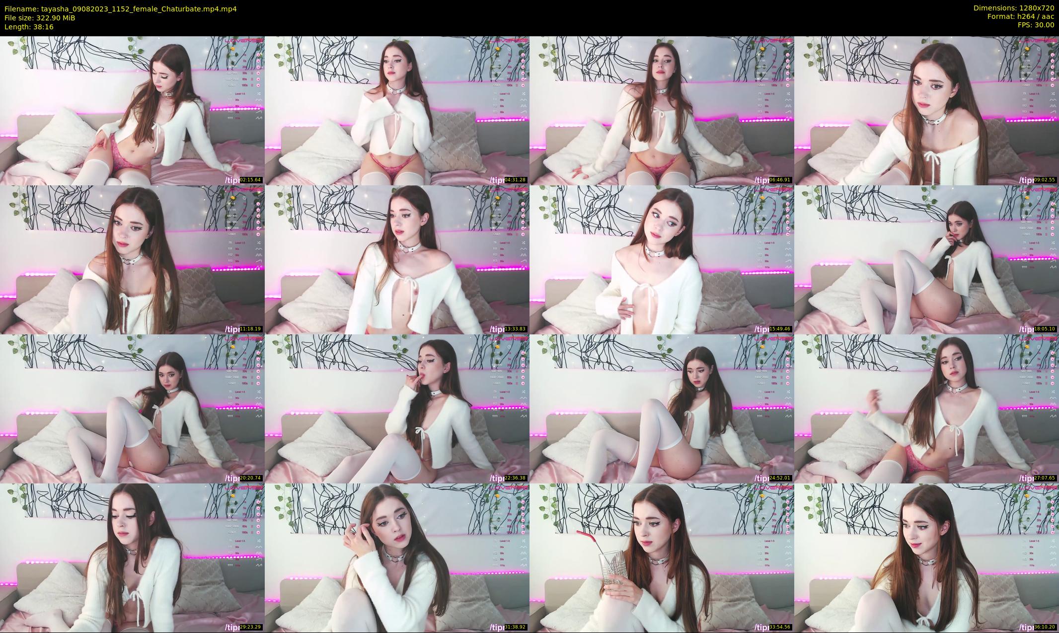 tayasha — 39 minute Chaturbate female cam show recording, 720p, Aug 9, 2023