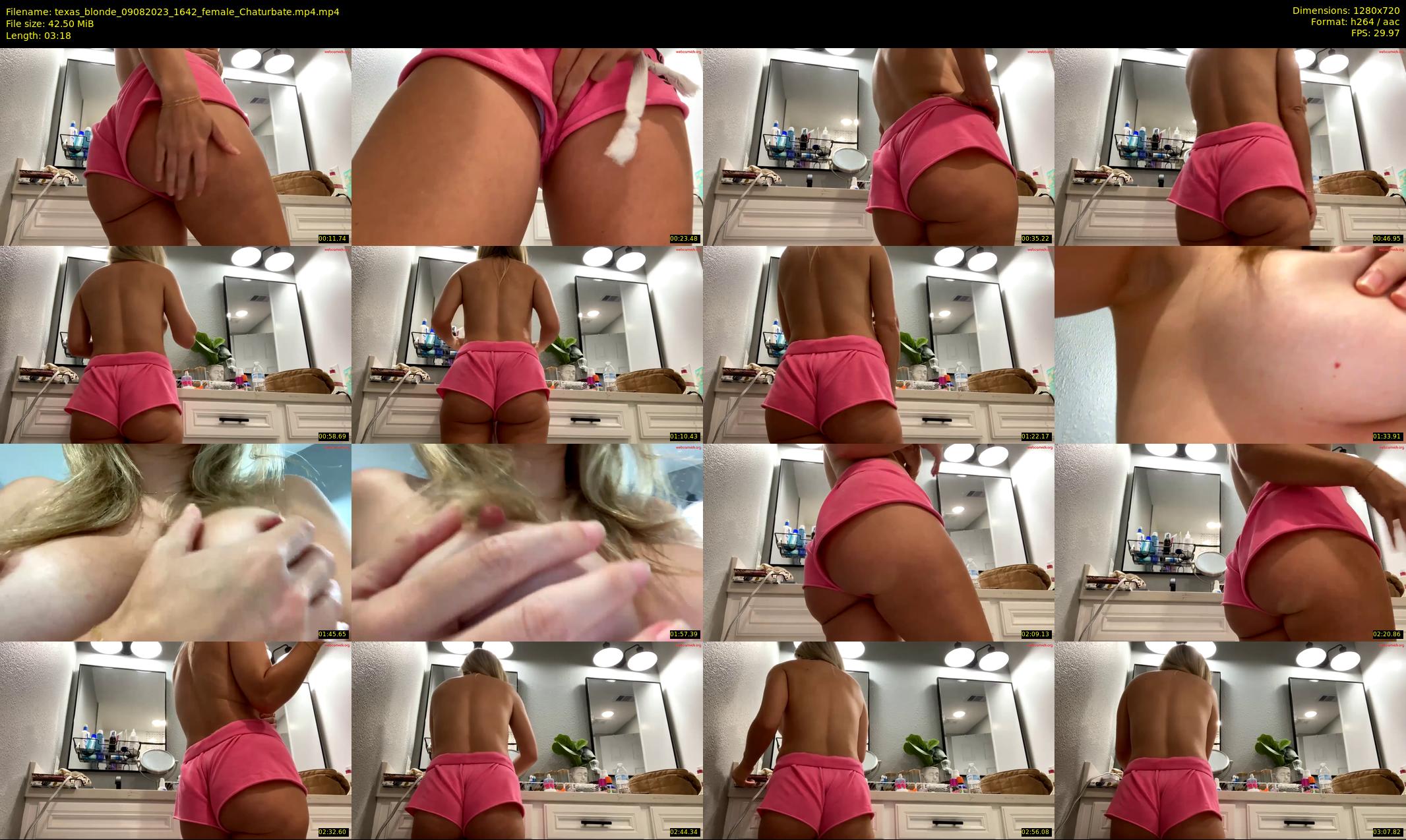 texas_blonde — 4 minute Chaturbate female cam show recording, 720p, Aug 9, 2023